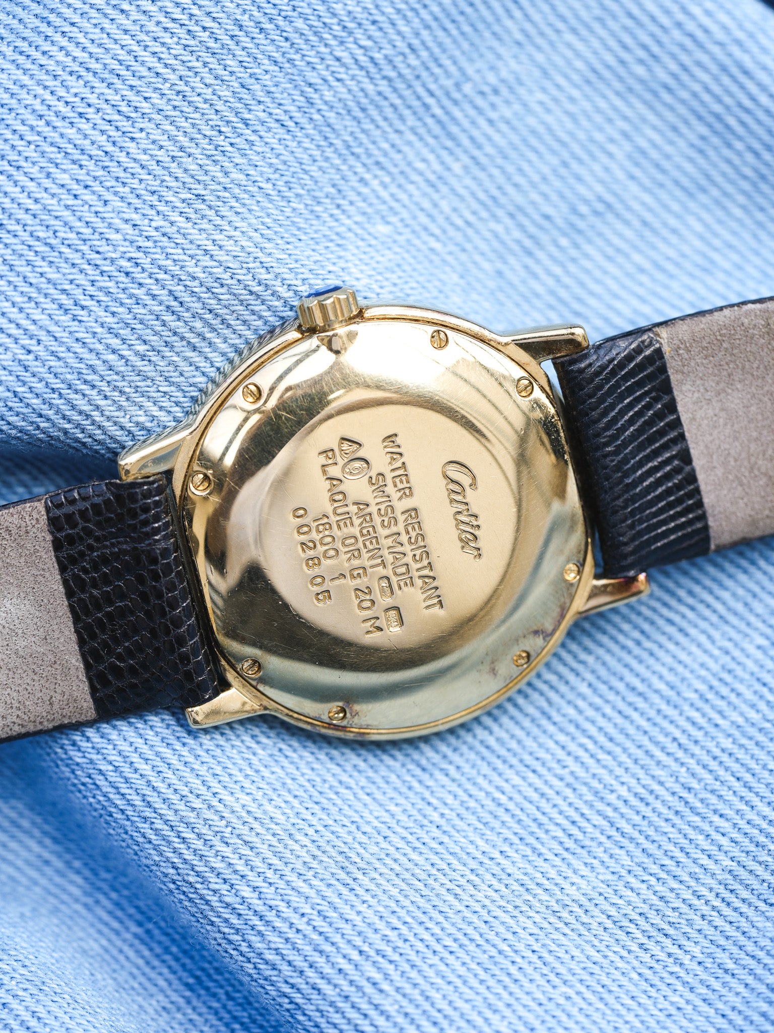 Cartier - Must de Cartier Ronde Vermeil Large - Boîte & Papier - 1994 - Atelier Victor - Vintage Shop