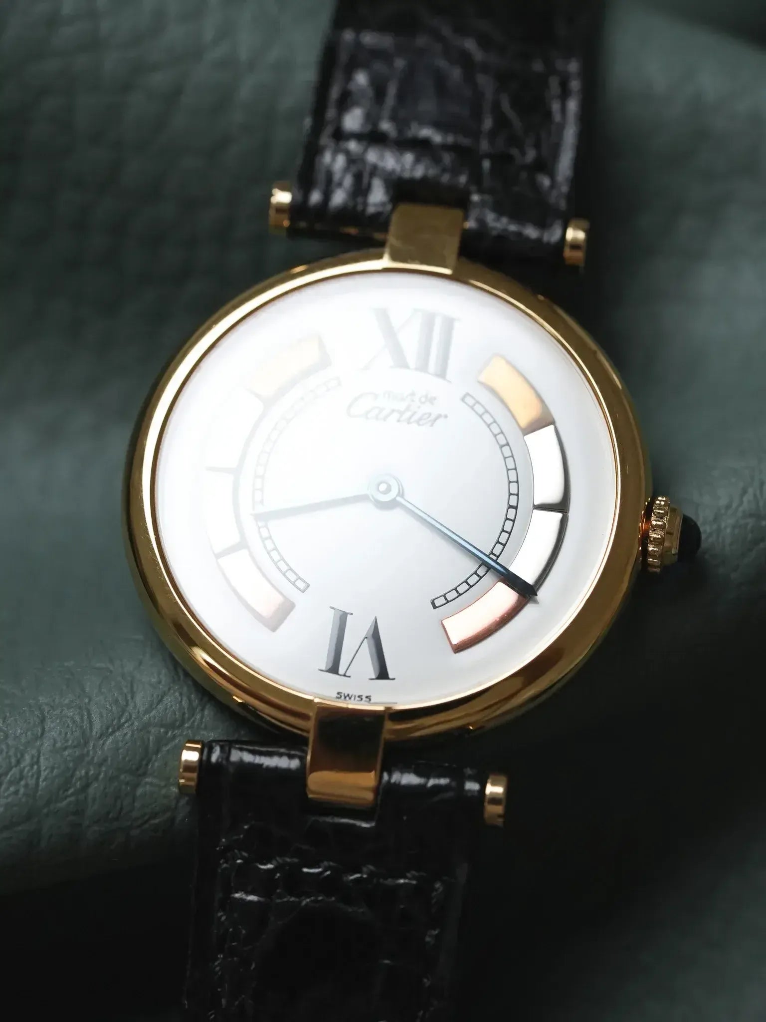 Cartier - Must de Cartier Vendome 1861 Large Cadran Trinity Cartier 30mm - 1990s - Atelier Victor