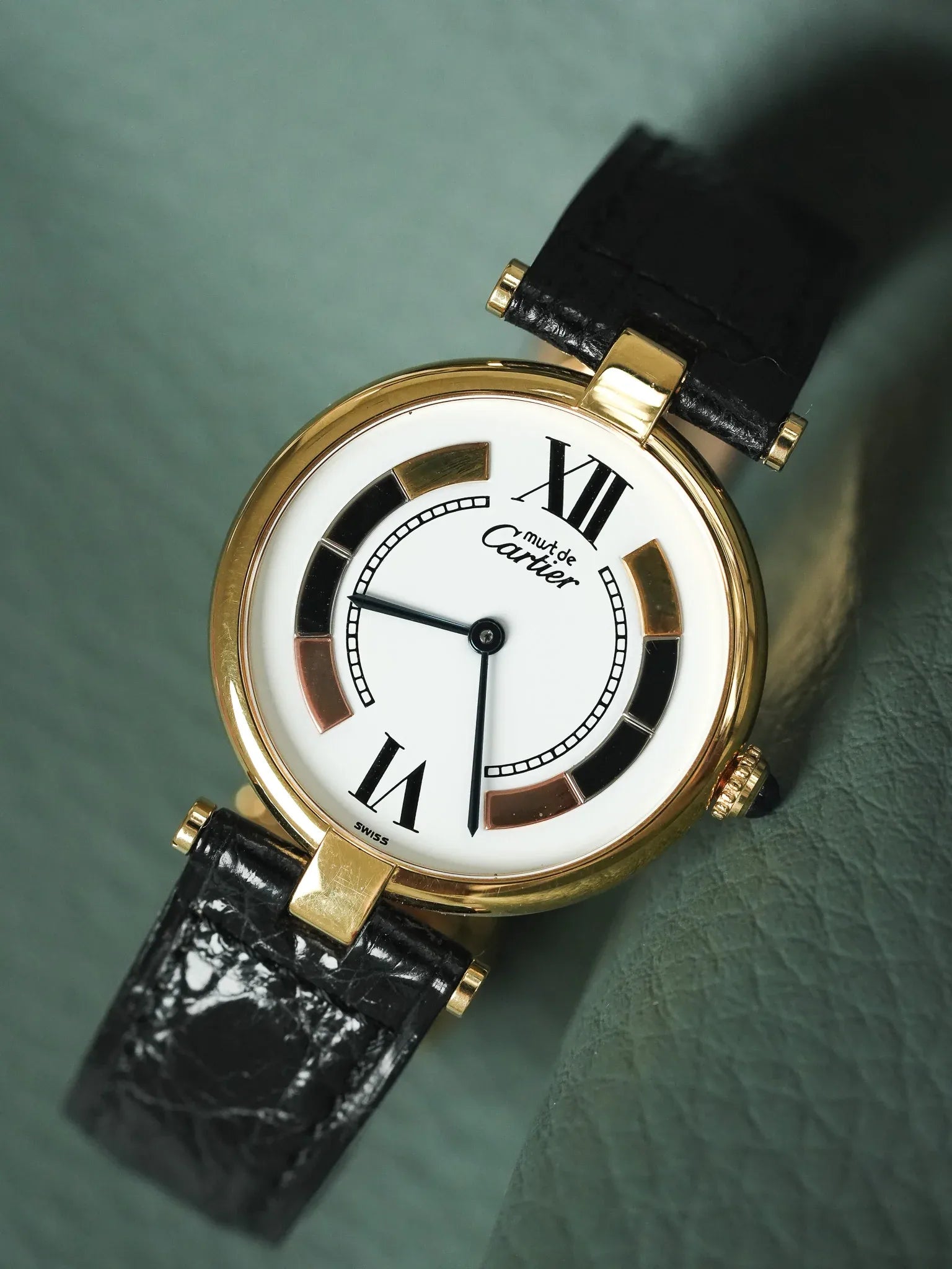 Cartier - Must de Cartier Vendome 1861 Large Cadran Trinity Cartier 30mm - 1990s - Atelier Victor