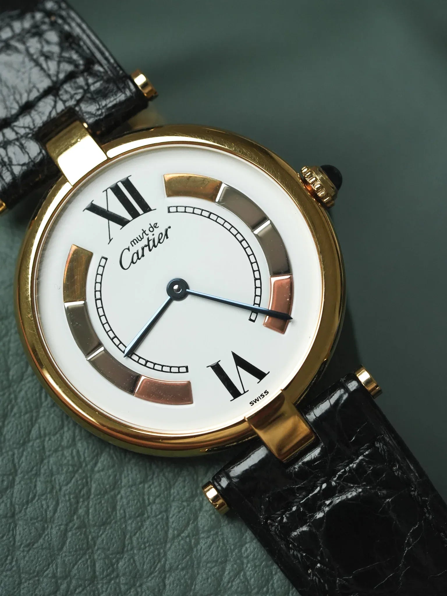 Cartier - Must de Cartier Vendome 1861 Large Cadran Trinity Cartier 30mm - 1990s - Atelier Victor
