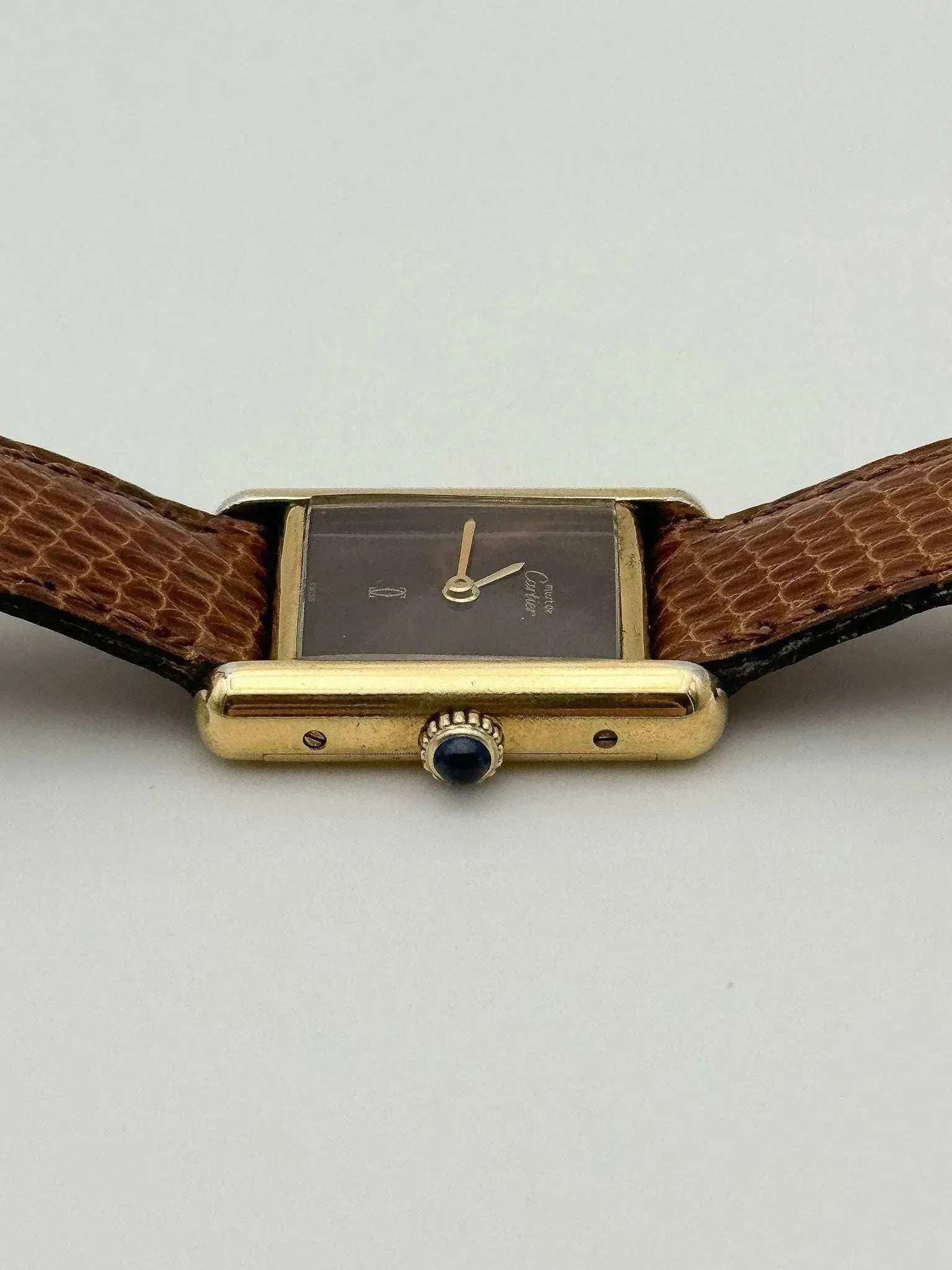 Cartier - Must Vermeil Cadran "Bois" - 1990s - Atelier Victor - Vintage Shop