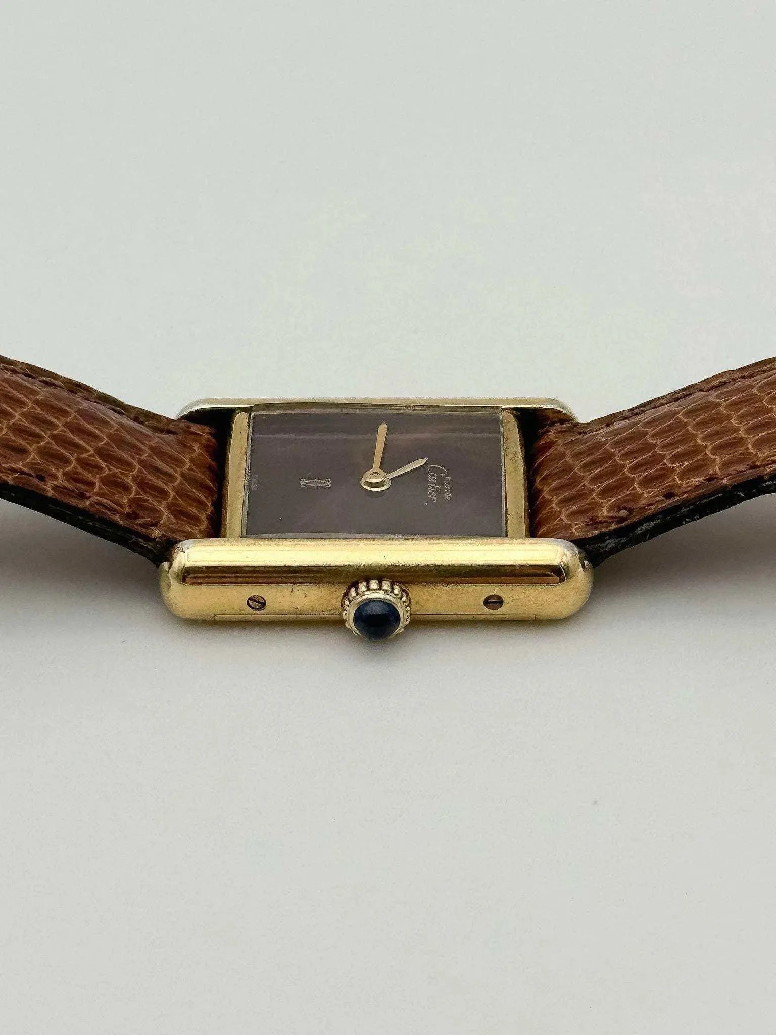 Cartier - Must Vermeil Cadran "Bois" - 1990s - Atelier Victor - Vintage Shop