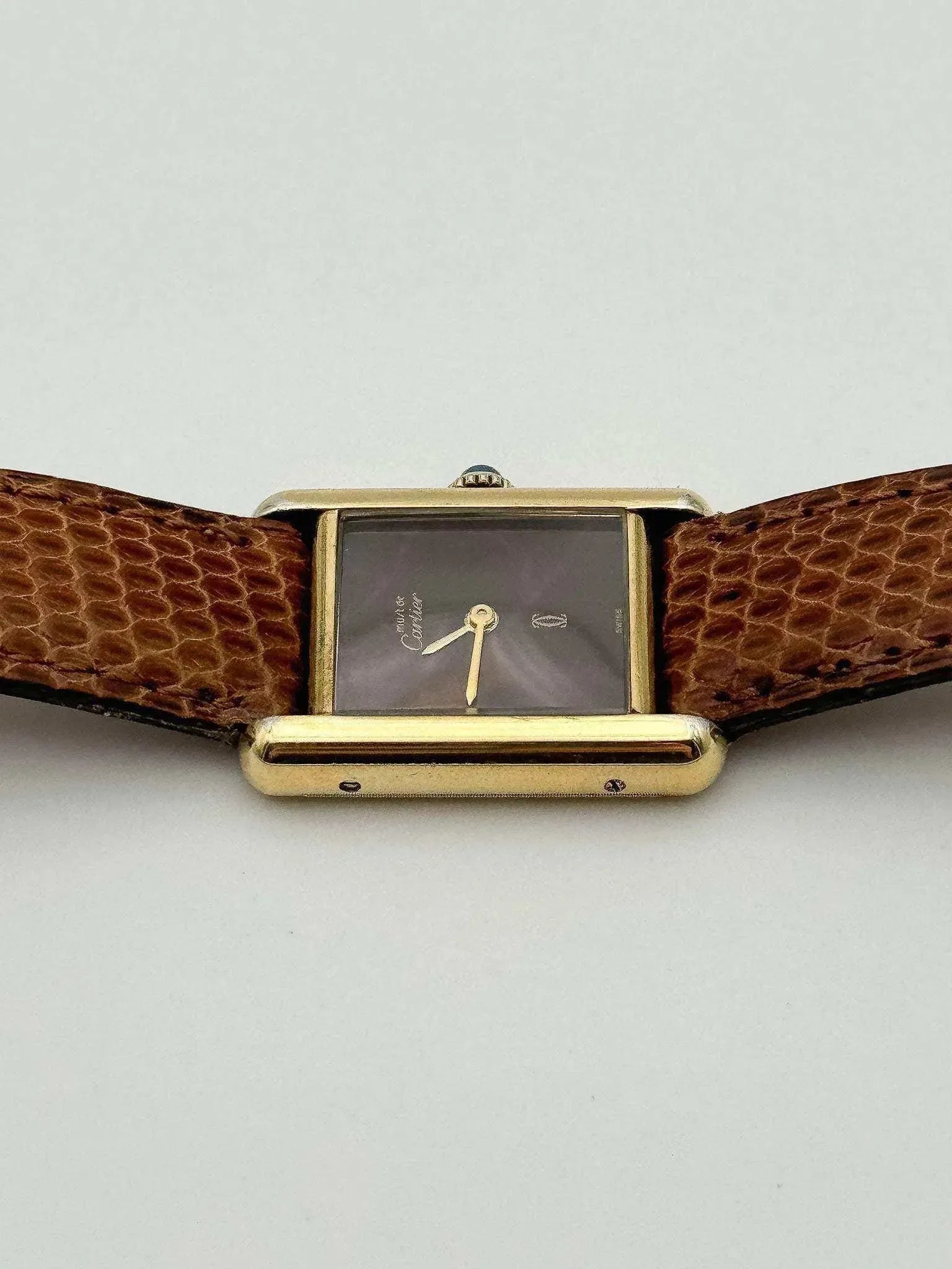 Cartier - Must Vermeil Cadran "Bois" - 1990s - Atelier Victor - Vintage Shop
