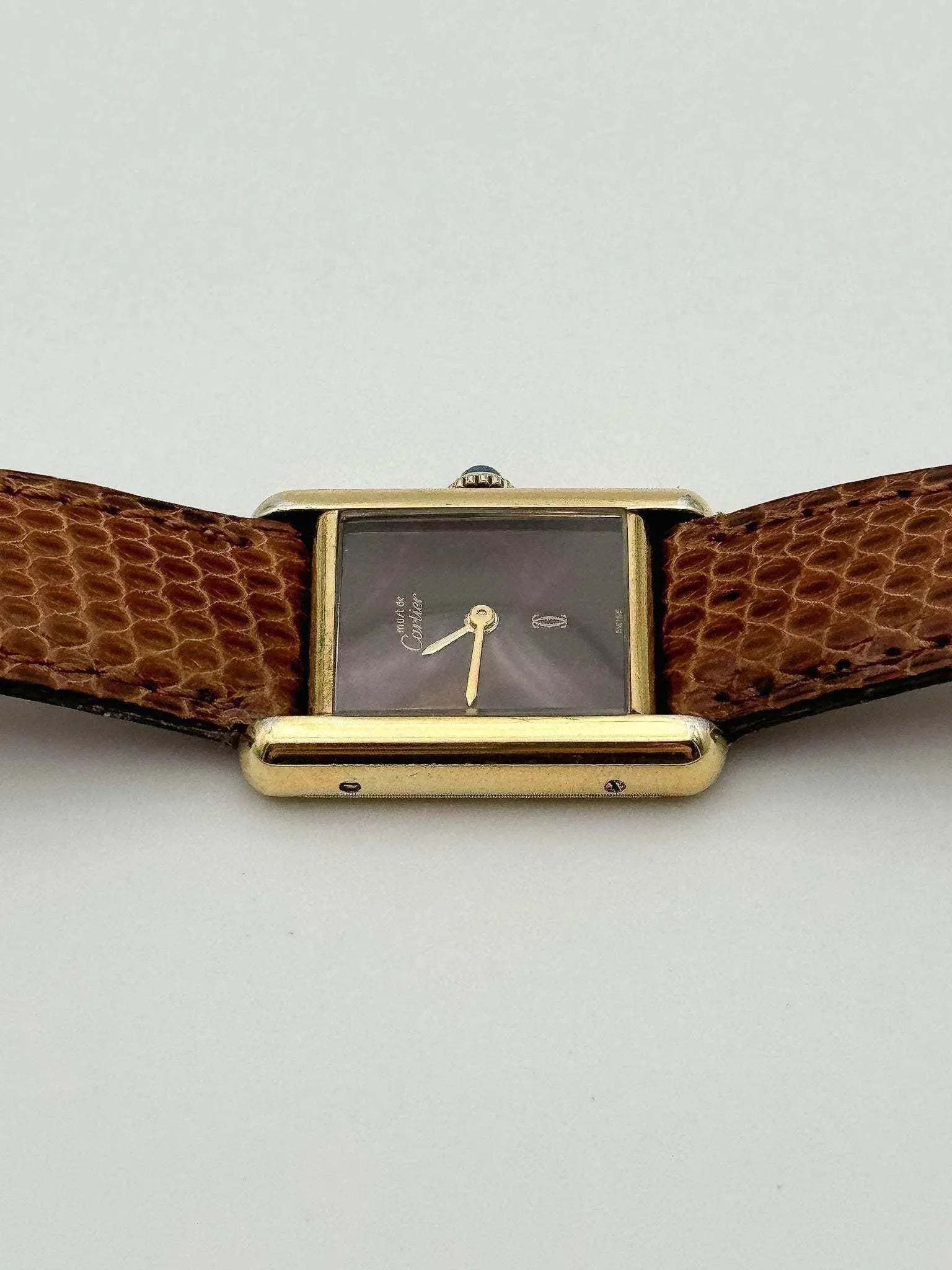 Cartier - Must Vermeil Cadran "Bois" - 1990s - Atelier Victor - Vintage Shop