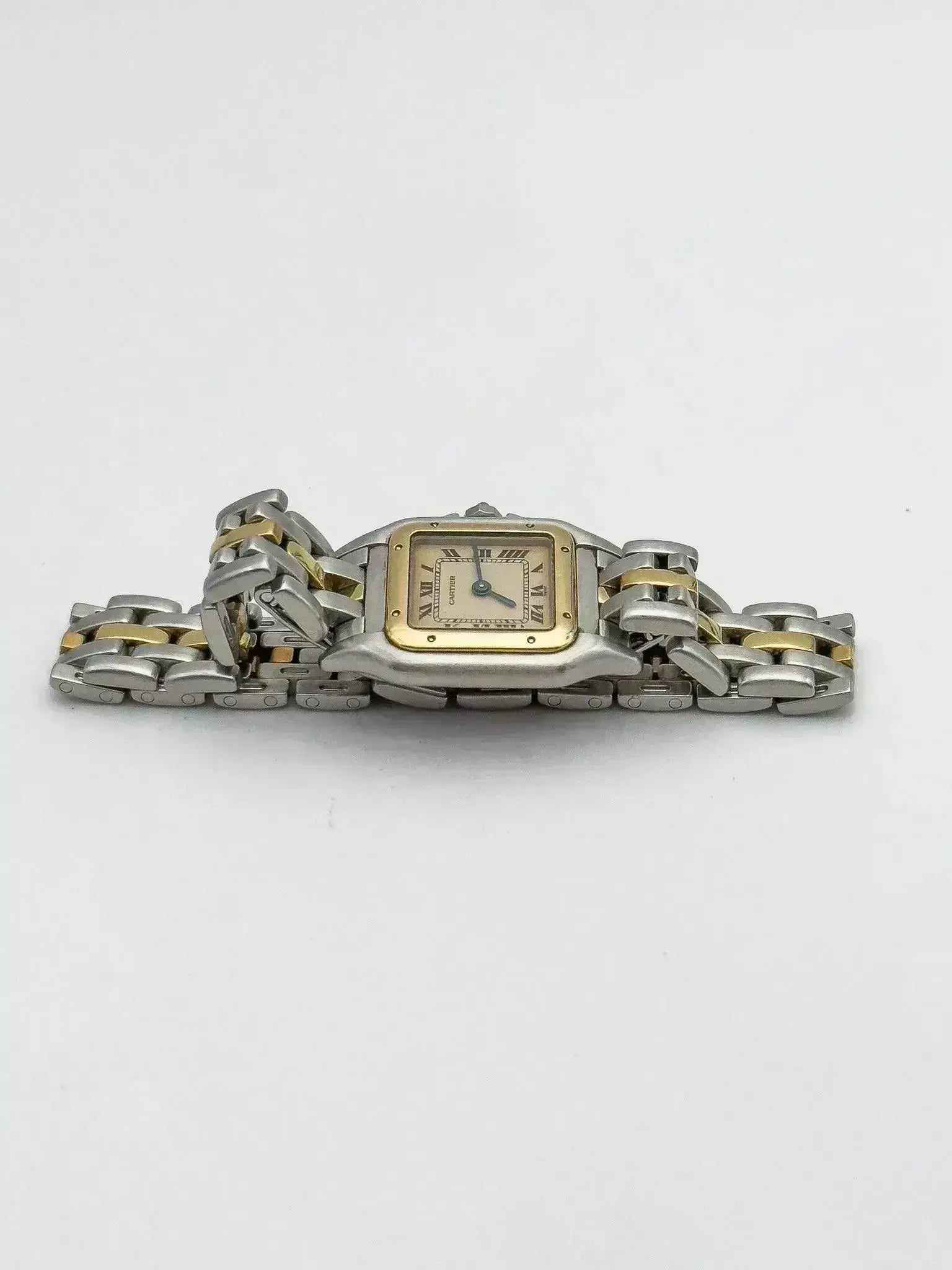 Cartier - Panthere Acier Or 1 rangée 24mm - boite - 1990s - Atelier Victor