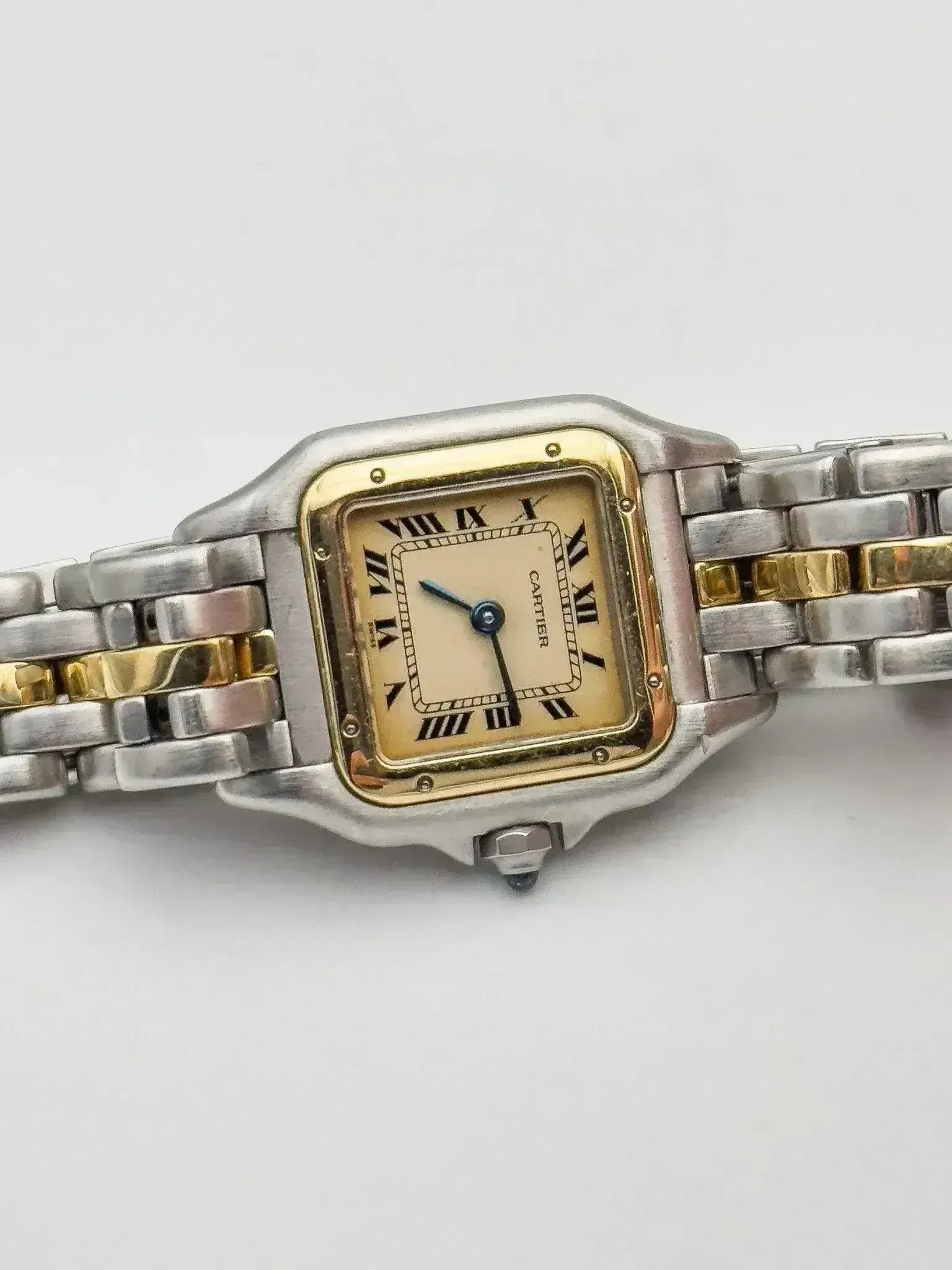 Cartier - Panthere Acier Or 1 rangée 24mm - boite - 1990s - Atelier Victor