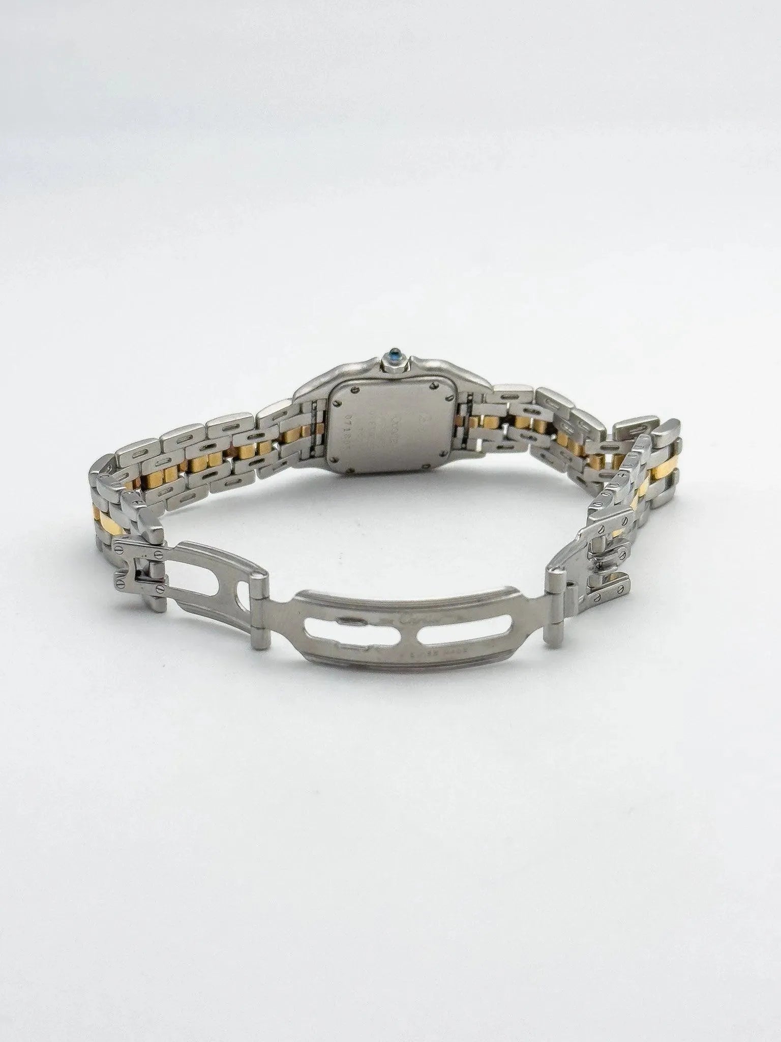 Cartier - Panthere Acier Or 1 rangée 24mm - boite - 1990s - Atelier Victor - Vintage Shop