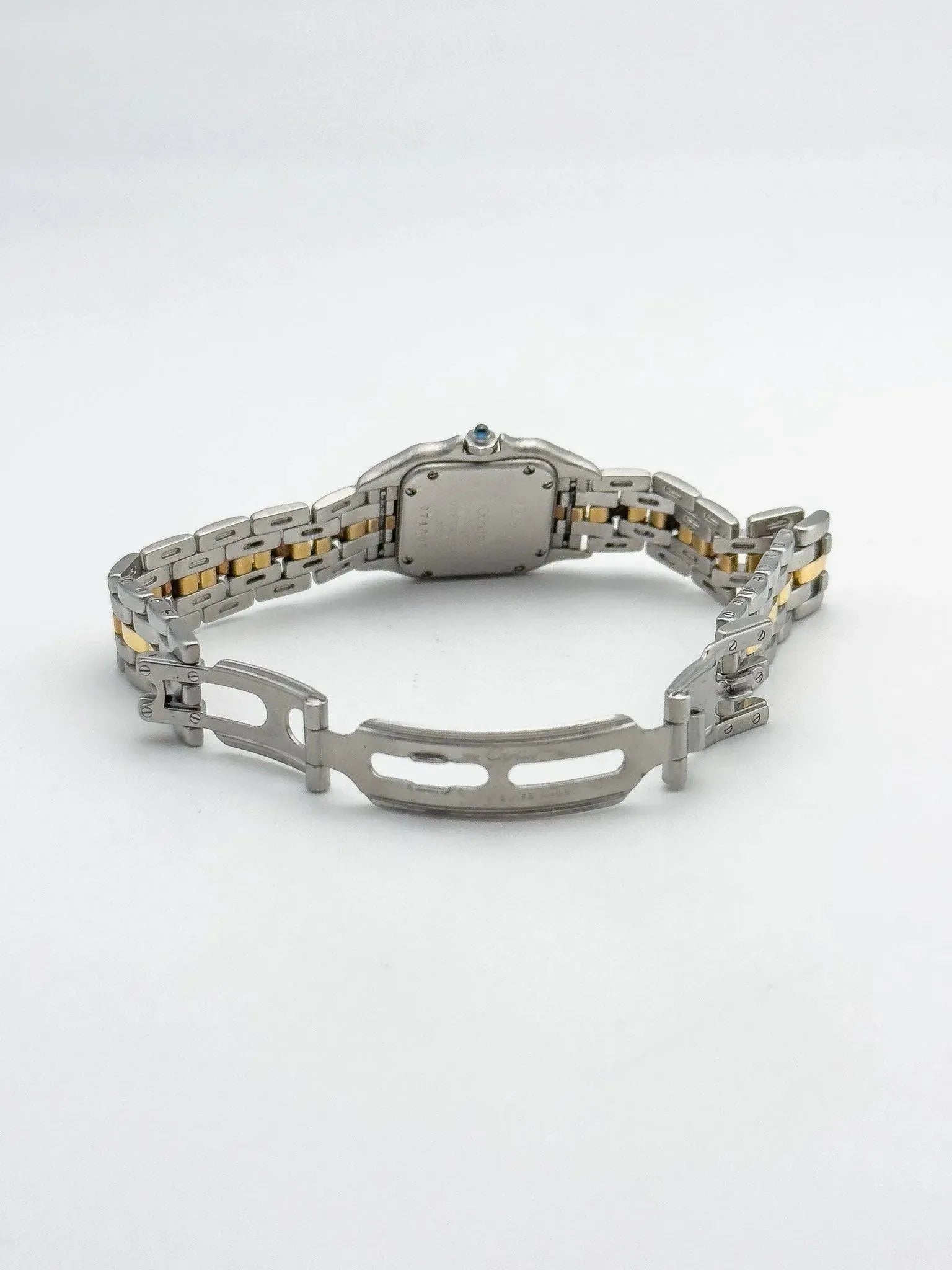 Cartier - Panthere Acier Or 1 rangée 24mm - boite - 1990s - Atelier Victor - Vintage Shop