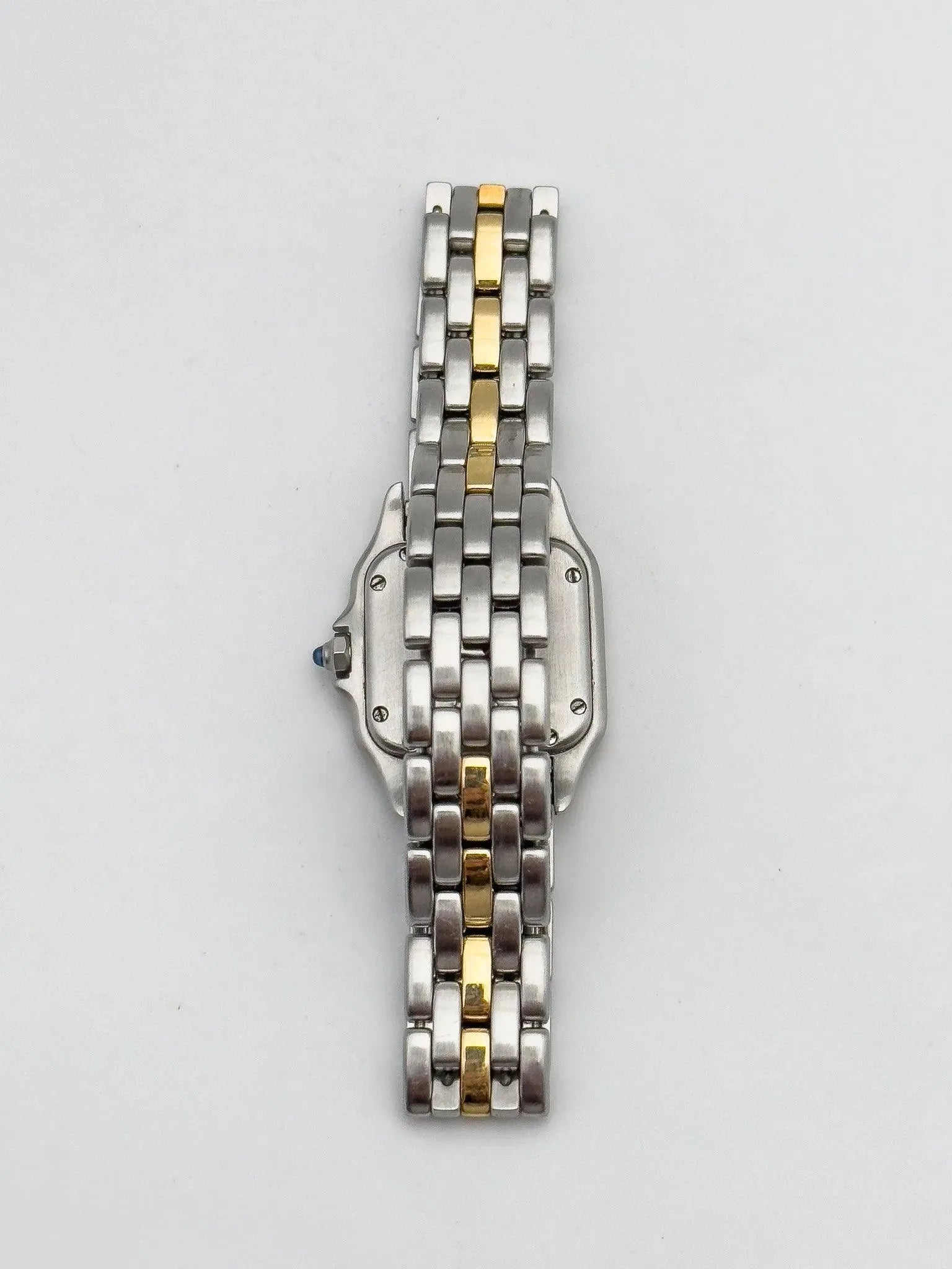 Cartier - Panthere Acier Or 1 rangée 24mm - boite - 1990s - Atelier Victor - Vintage Shop