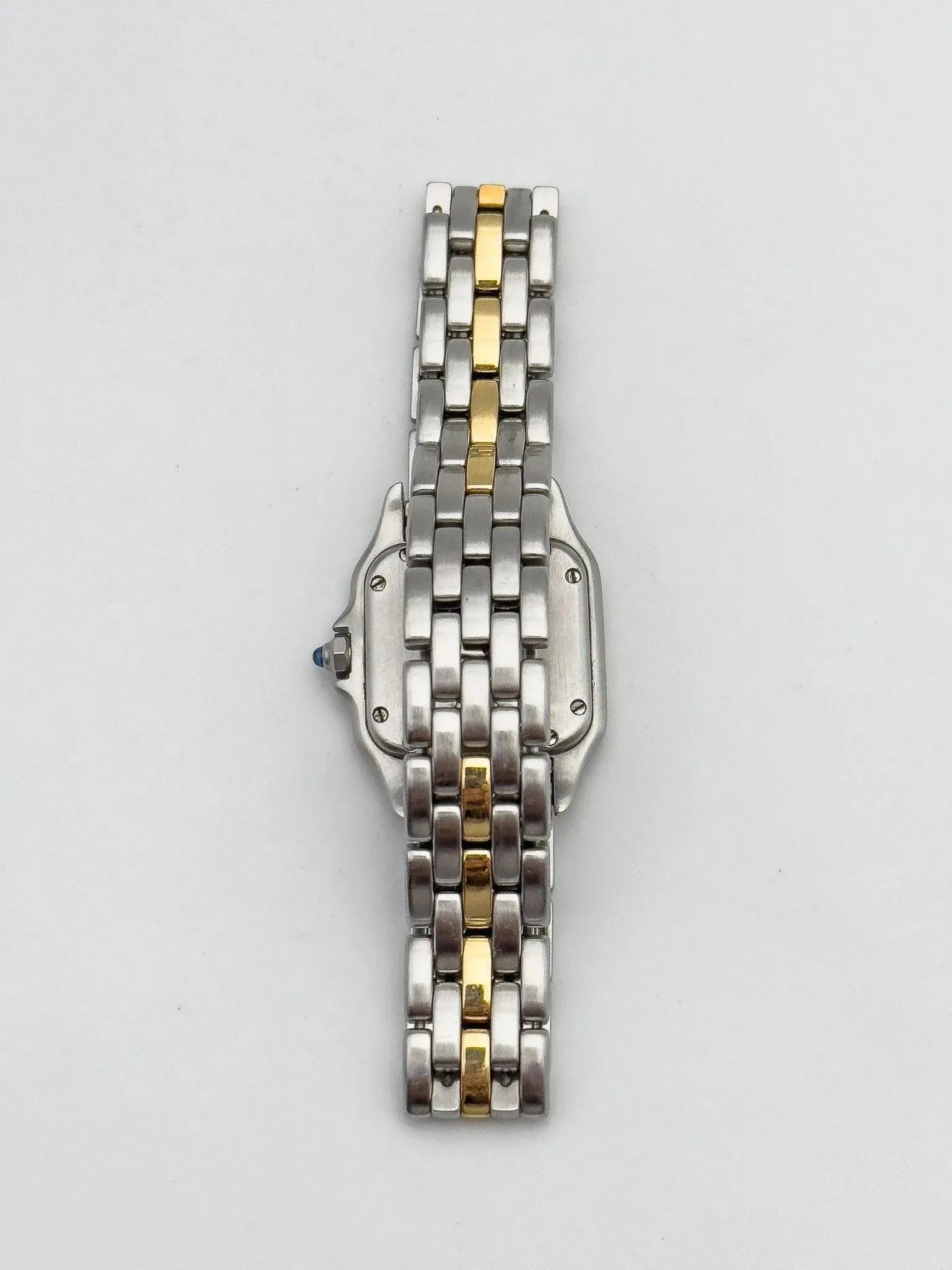 Cartier - Panthere Acier Or 1 rangée 24mm - boite - 1990s - Atelier Victor - Vintage Shop