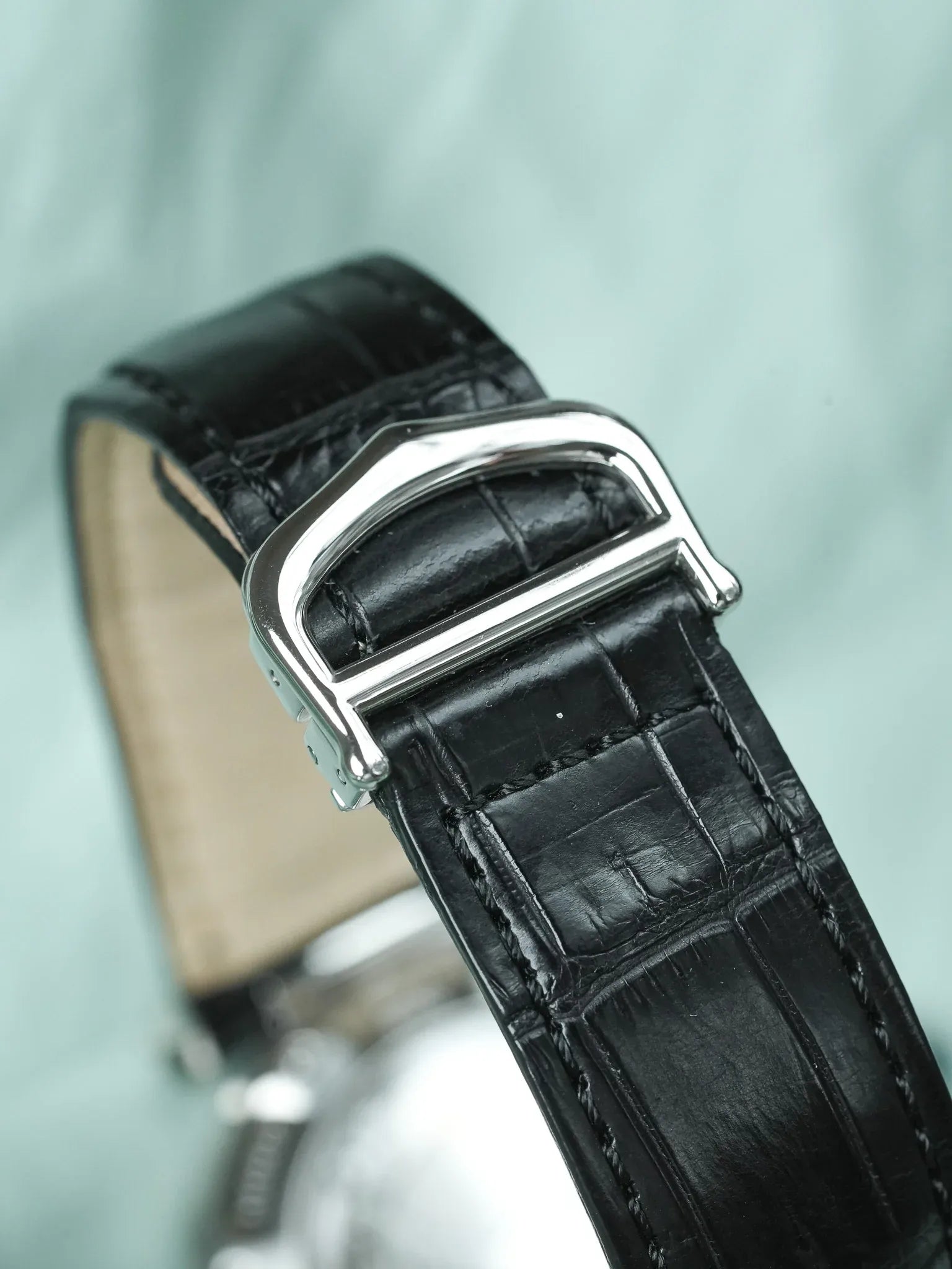 Cartier - Pasha 2378 Guilloché 38mm 钢 盒底玻璃 - 1990s