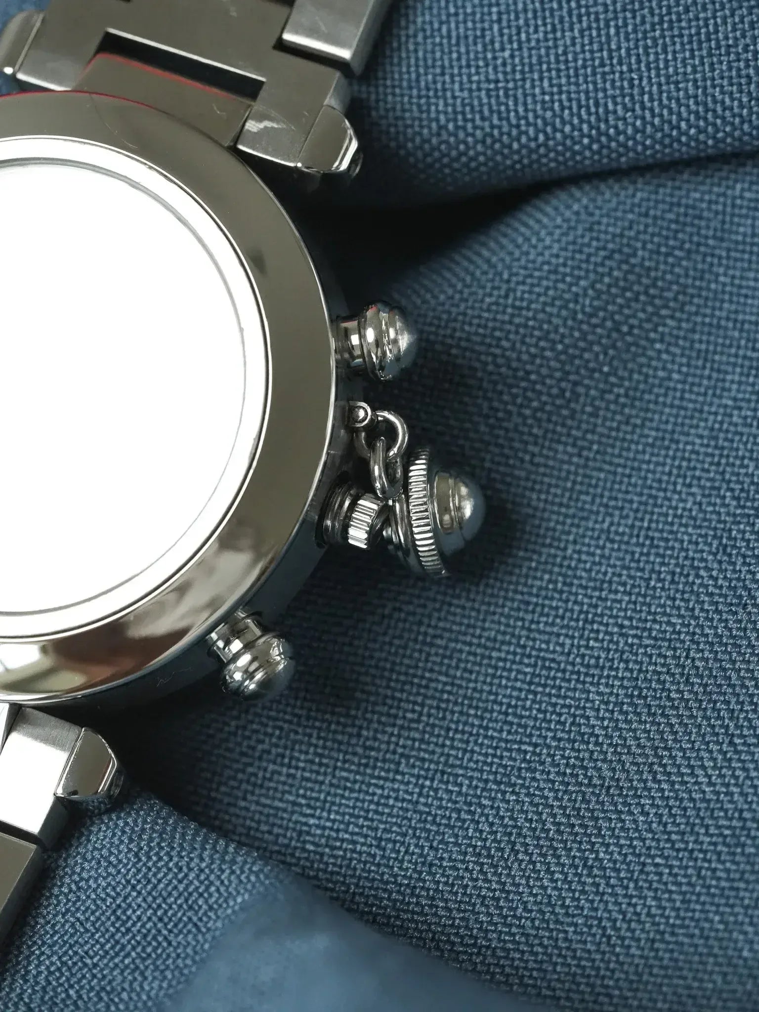 Cartier - Pasha 2412 Chronographe Panda Noir Acier - Papier - 2005 - Atelier Victor