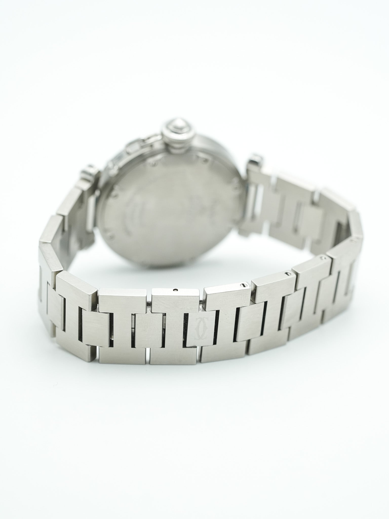Cartier - Pasha Date 35mm Cadra noir - 2000s - Atelier Victor - Vintage Shop