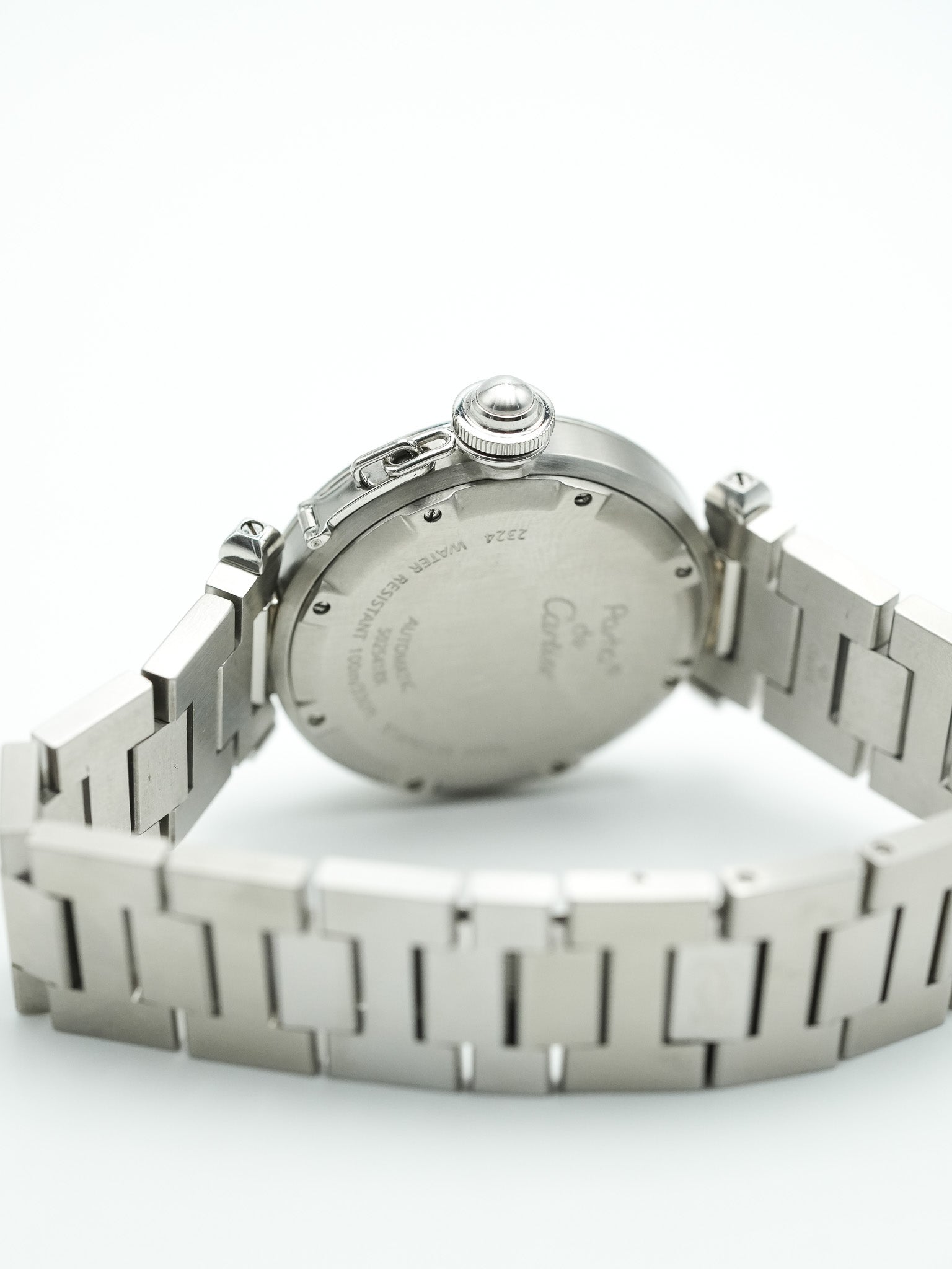 Cartier - Pasha Date 35mm Cadran blanc - 2000s - Atelier Victor Paris - Vintage Watch Shop Dubai
