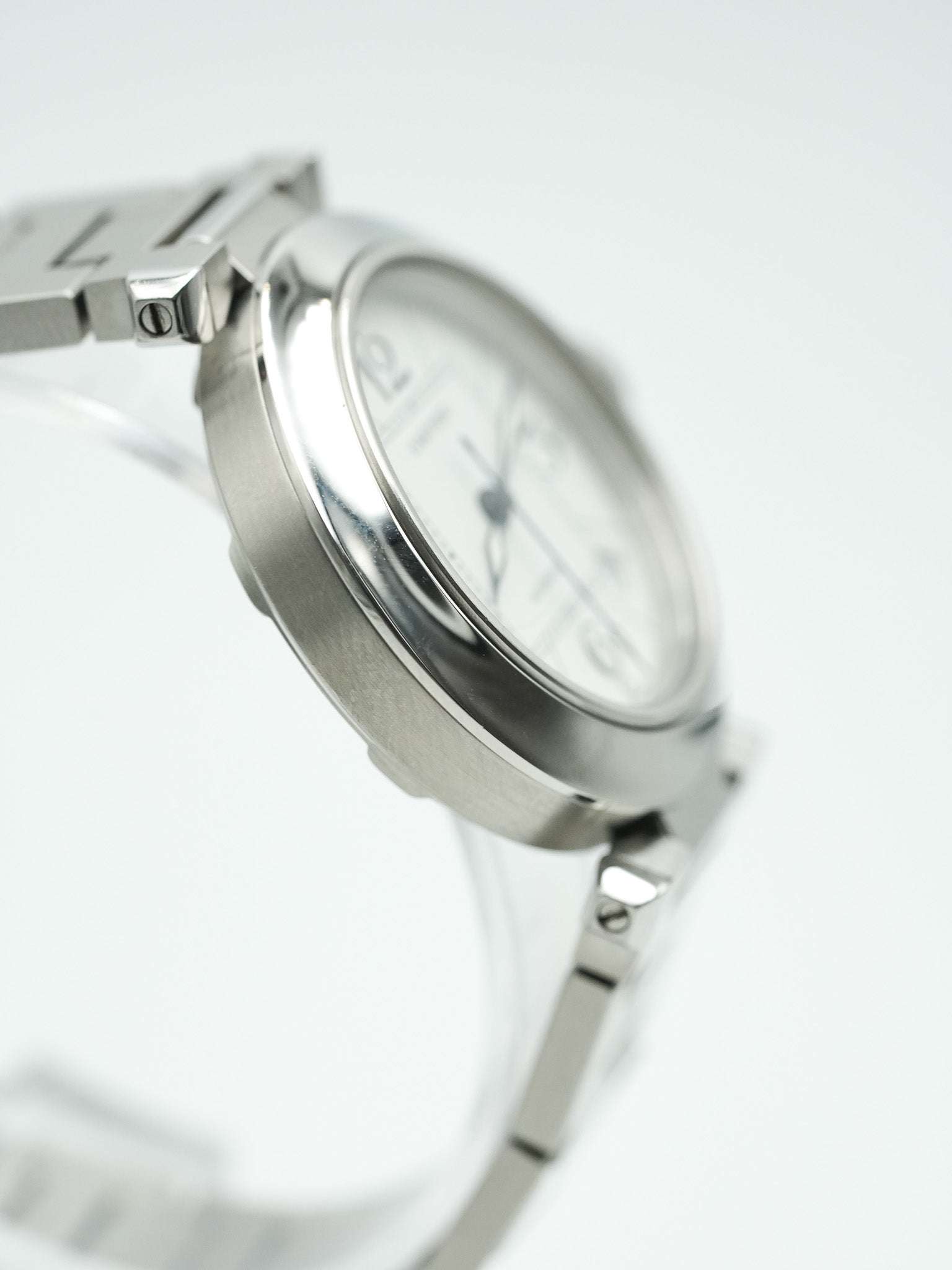 Cartier - Pasha Date 35mm Cadran blanc - 2000s - Atelier Victor Paris - Vintage Watch Shop Dubai