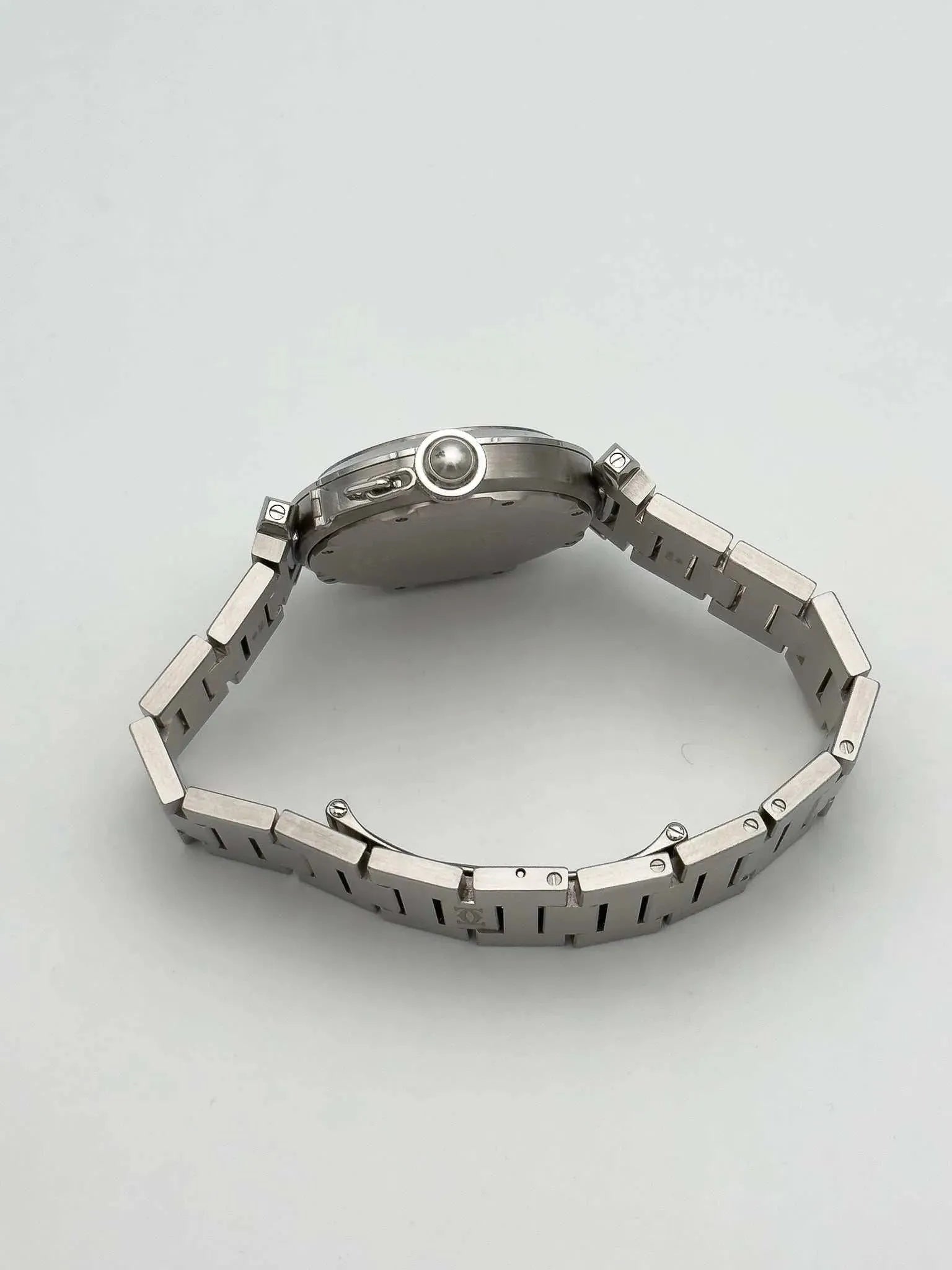 Cartier - Pasha Date cadran blanc - full set - 2009 - Atelier Victor Paris - Vintage Watch Shop Dubai
