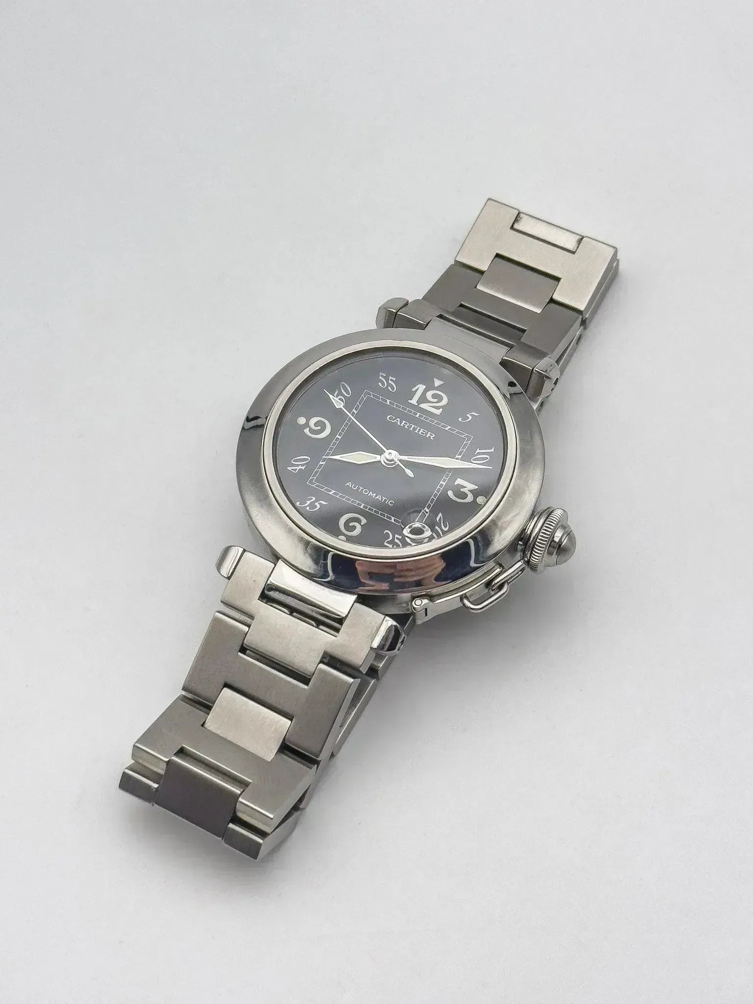 Cartier - Pasha Date Noir - 2000s - Atelier Victor