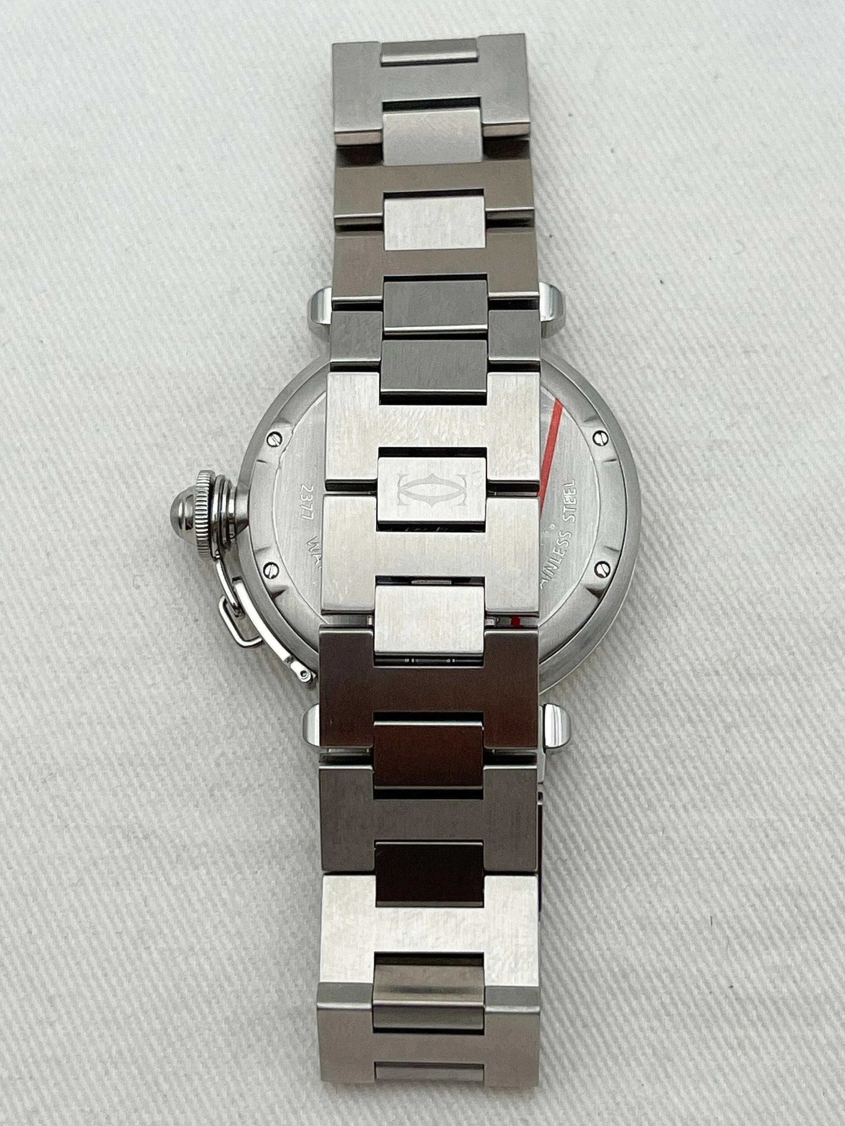 Cartier - Pasha GMT Cadran acier - boite - 2000S - Atelier Victor