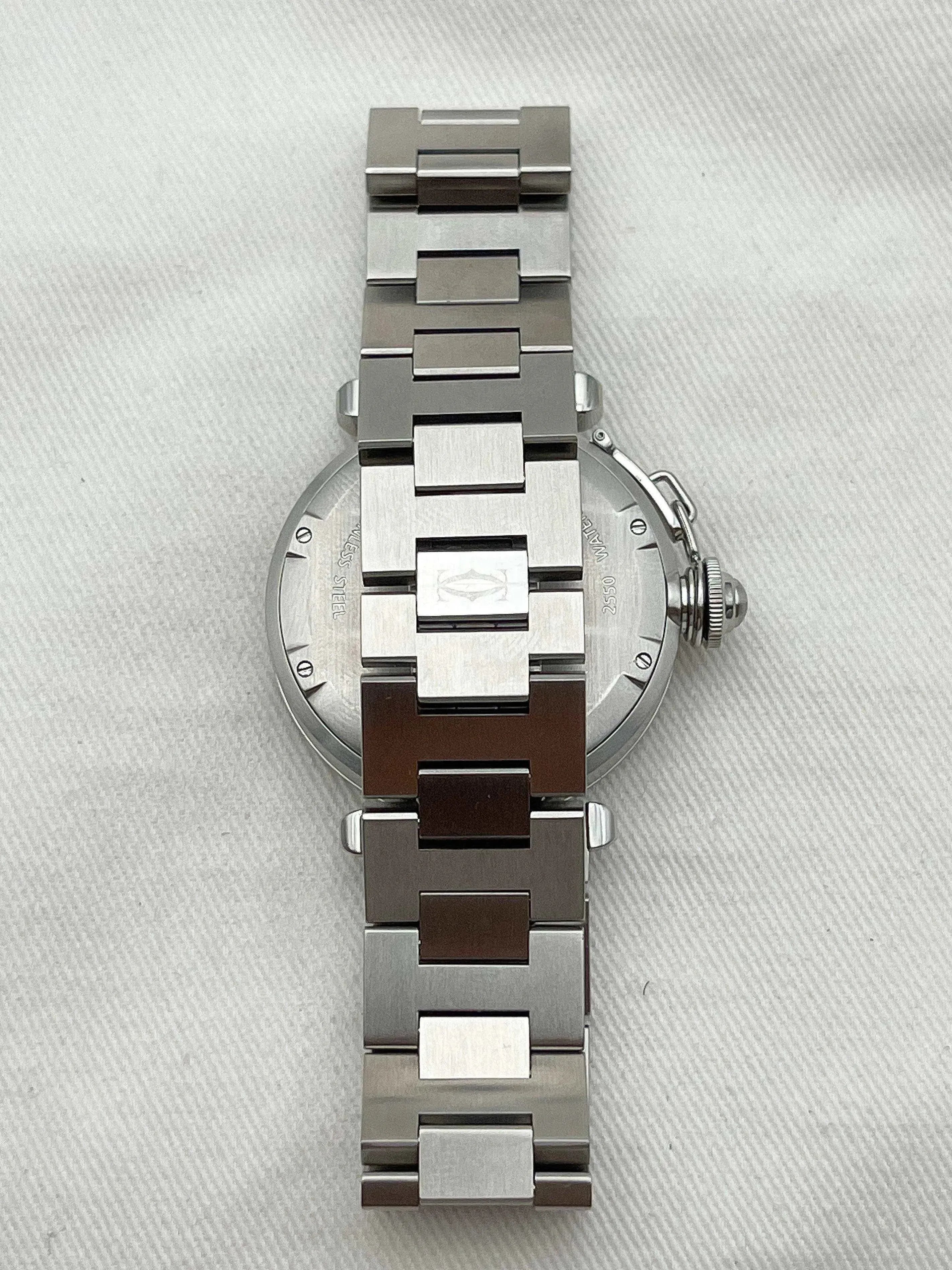 Cartier - Pasha GMT Noir 35mm - full set - 2004 - Atelier Victor - Vintage Shop