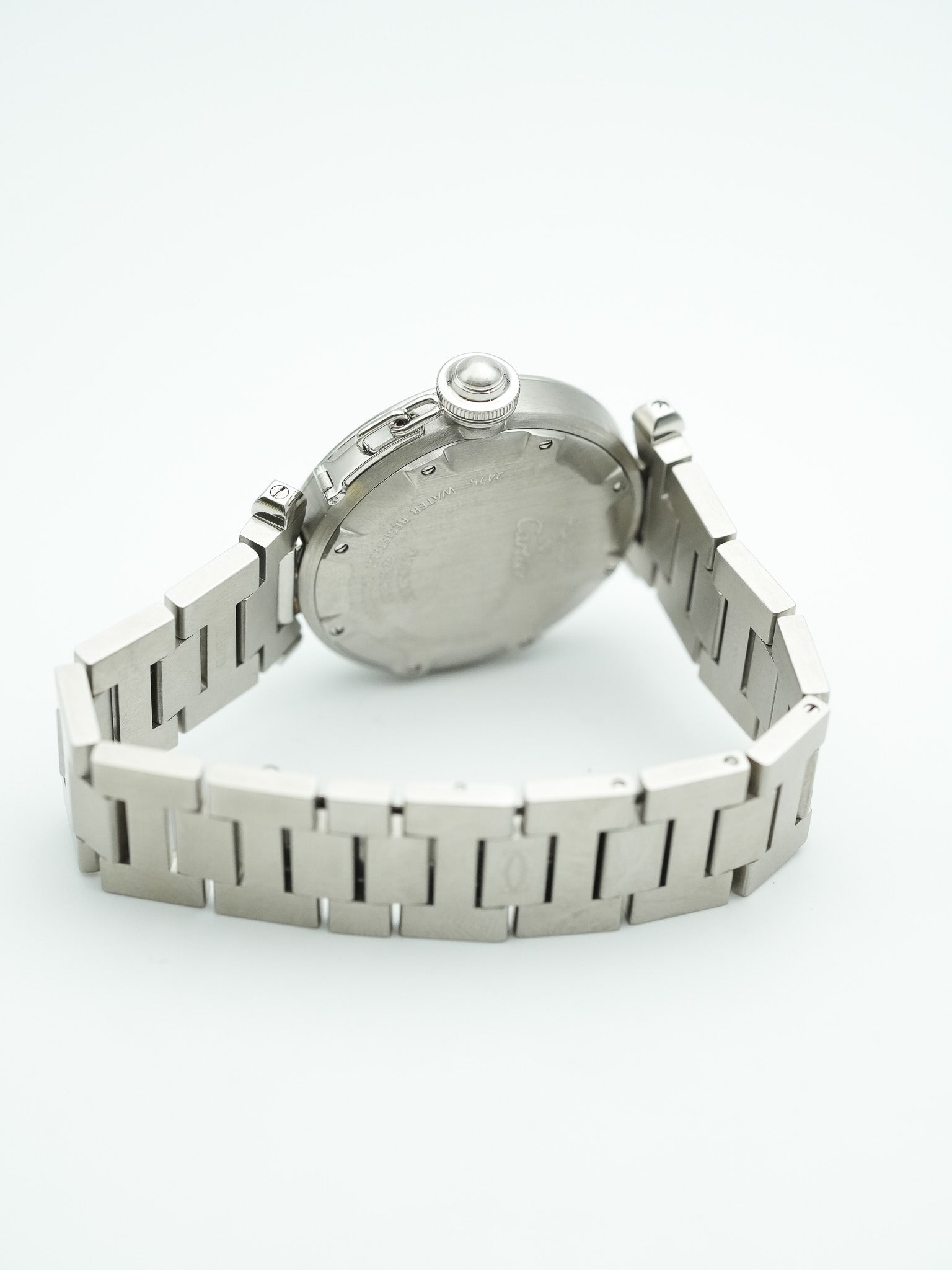 Cartier - Pasha Grande Date Cadran Blanc - 2000s - Atelier Victor - Vintage Shop