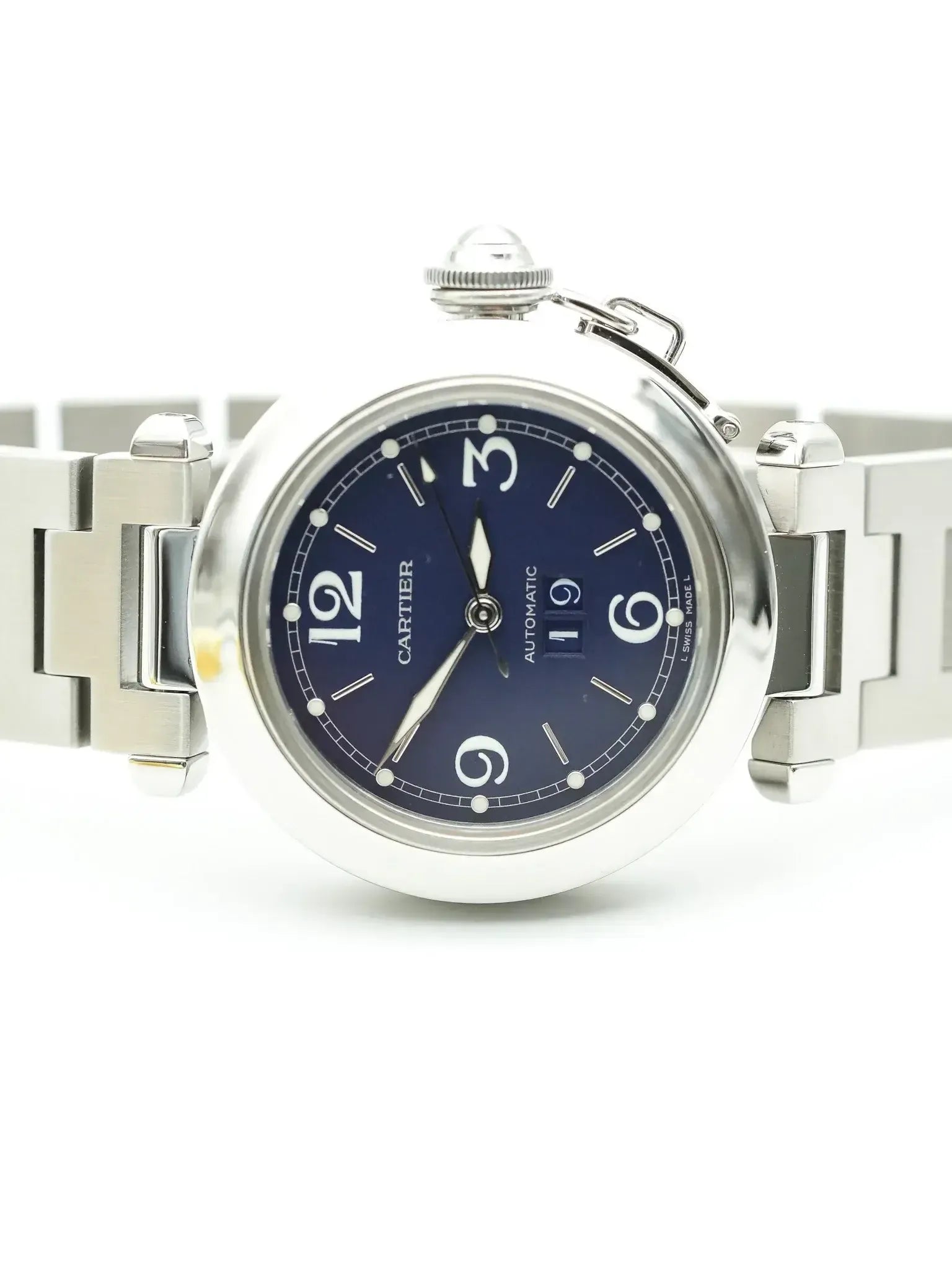 Cartier - Pasha Grande Date Cadran Bleu - 2000s - Atelier Victor