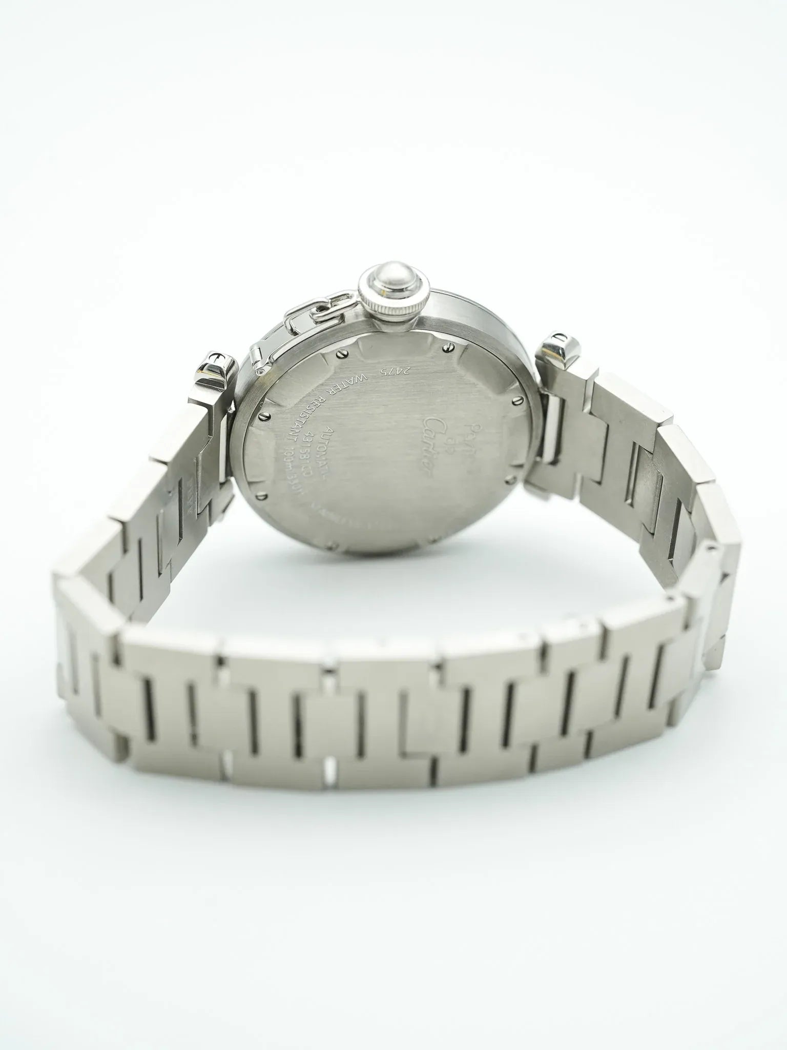 Cartier - Pasha Grande Date Cadran Bleu - 2000s - Atelier Victor - Vintage Shop