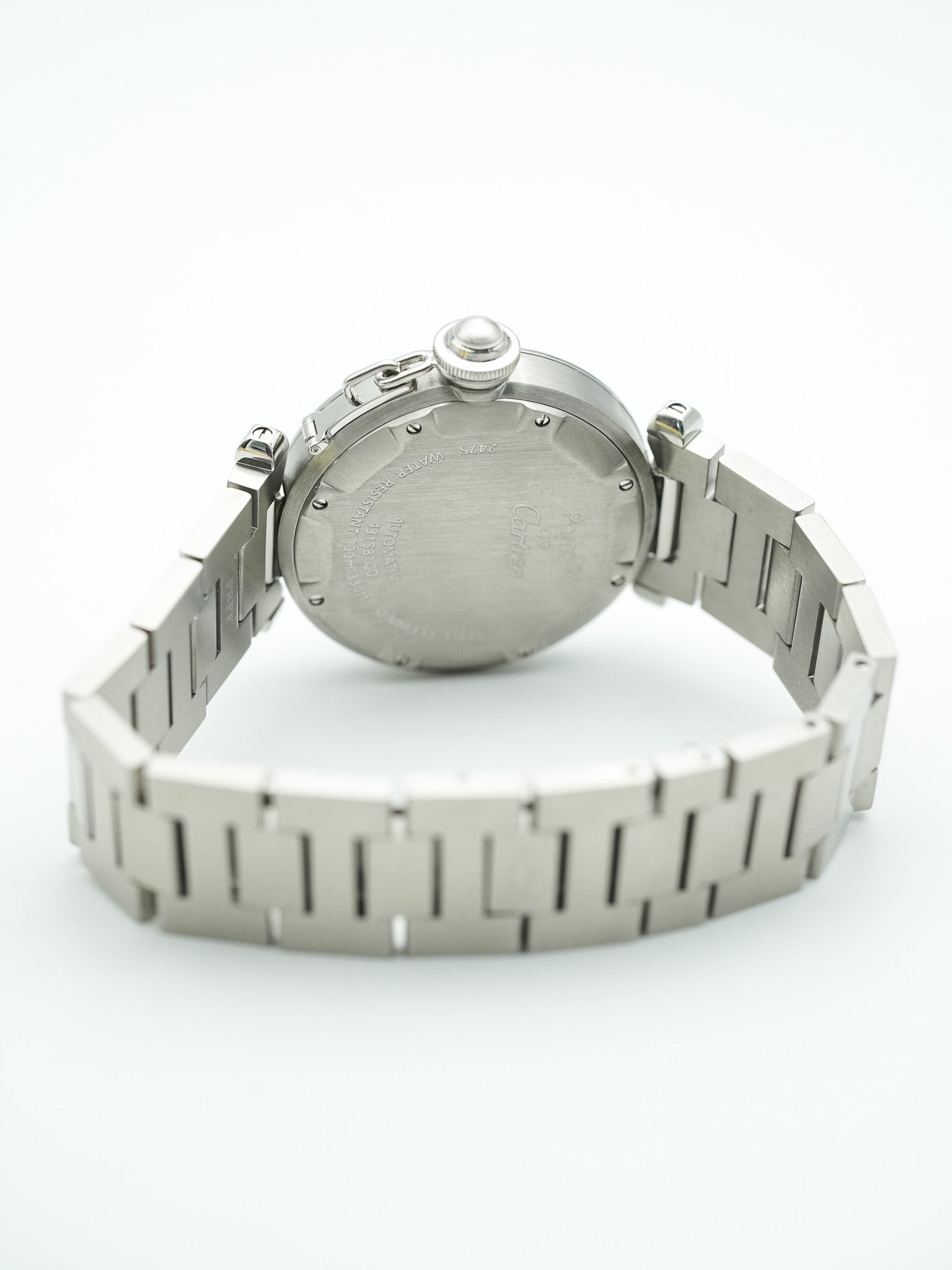 Cartier - Pasha Grande Date Cadran Bleu - 2000s - Atelier Victor - Vintage Shop