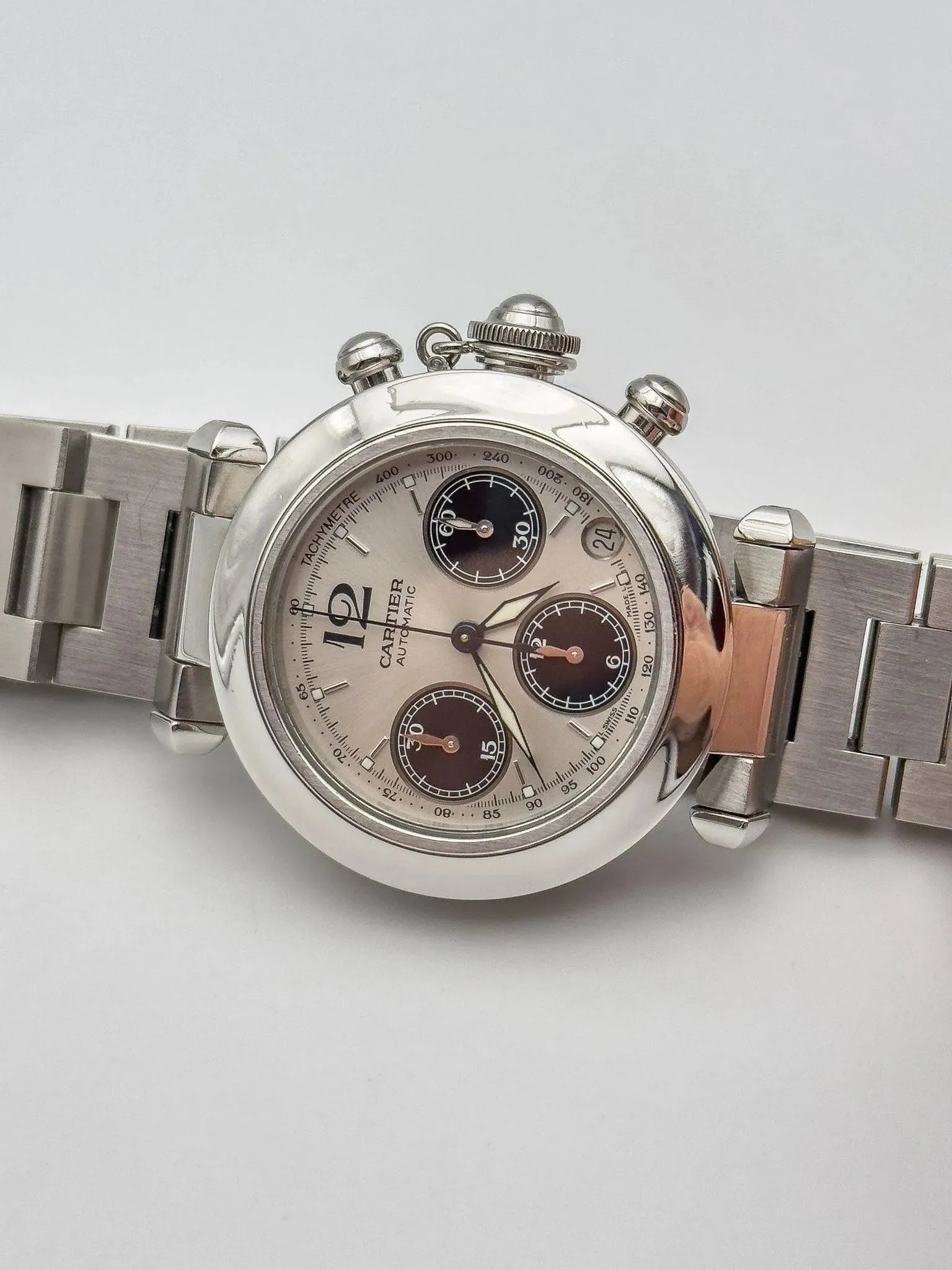 Cartier - Pasha Panda Chronographe - 2000s - Atelier Victor Paris - Vintage Watch Shop Dubai