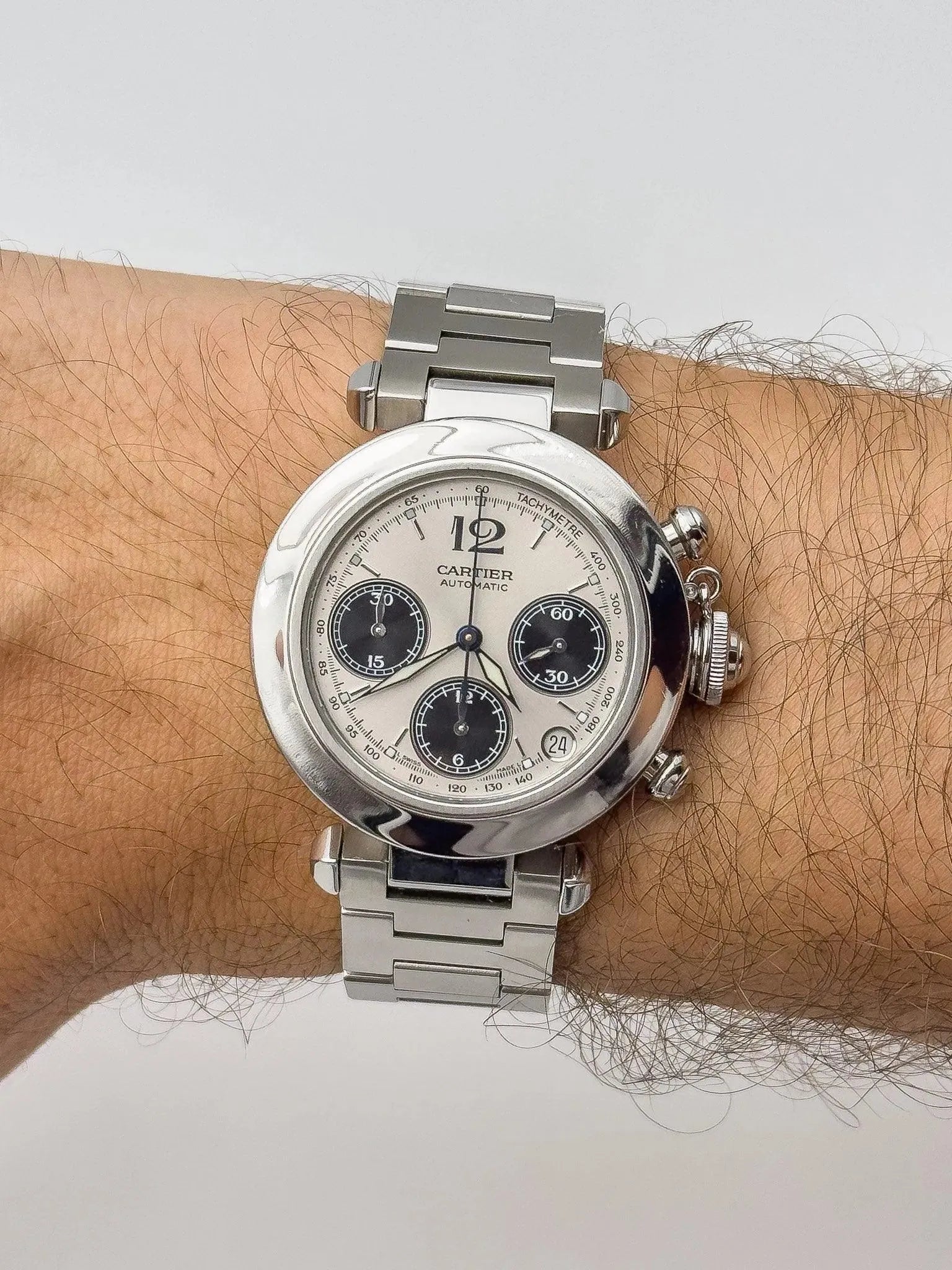 Cartier - Pasha Panda Chronographe - 2000s - Atelier Victor Paris - Vintage Watch Shop Dubai