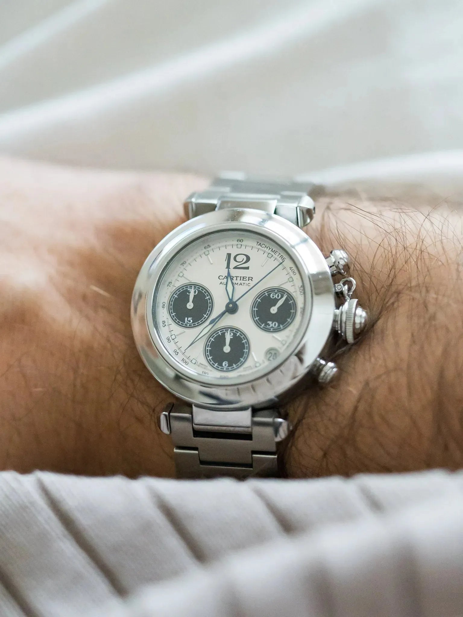Cartier - Pasha Panda Chronographe - 2000s - Atelier Victor Paris - Vintage Watch Shop Dubai