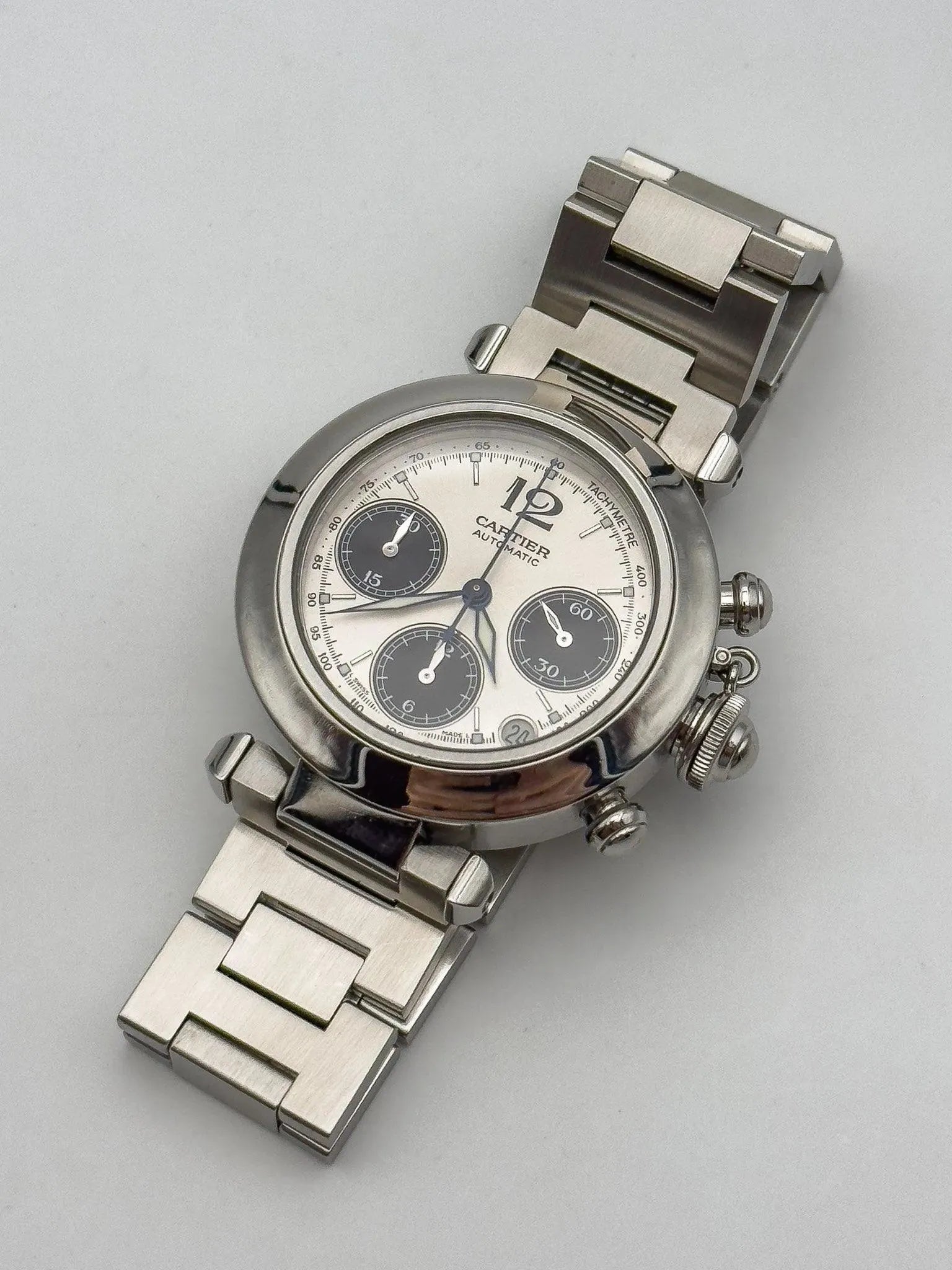 Cartier - Pasha Panda Chronographe - 2000s - Atelier Victor Paris - Vintage Watch Shop Dubai