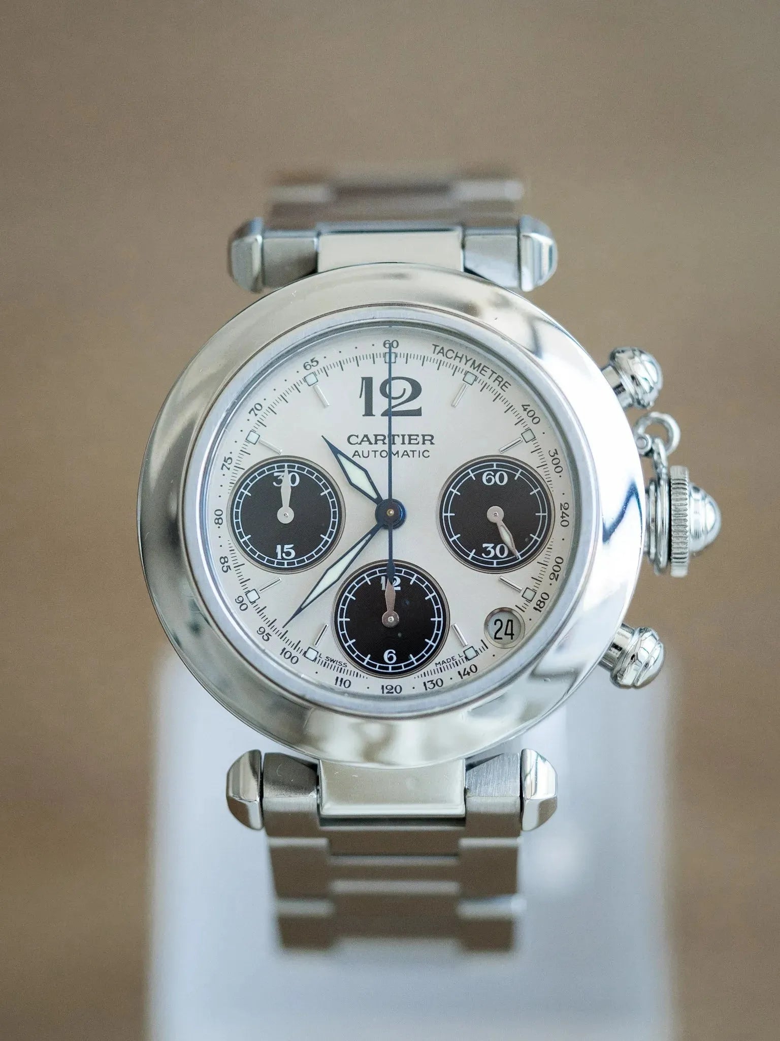 Cartier - Pasha Panda Chronographe - 2000s - Atelier Victor Paris - Vintage Watch Shop Dubai