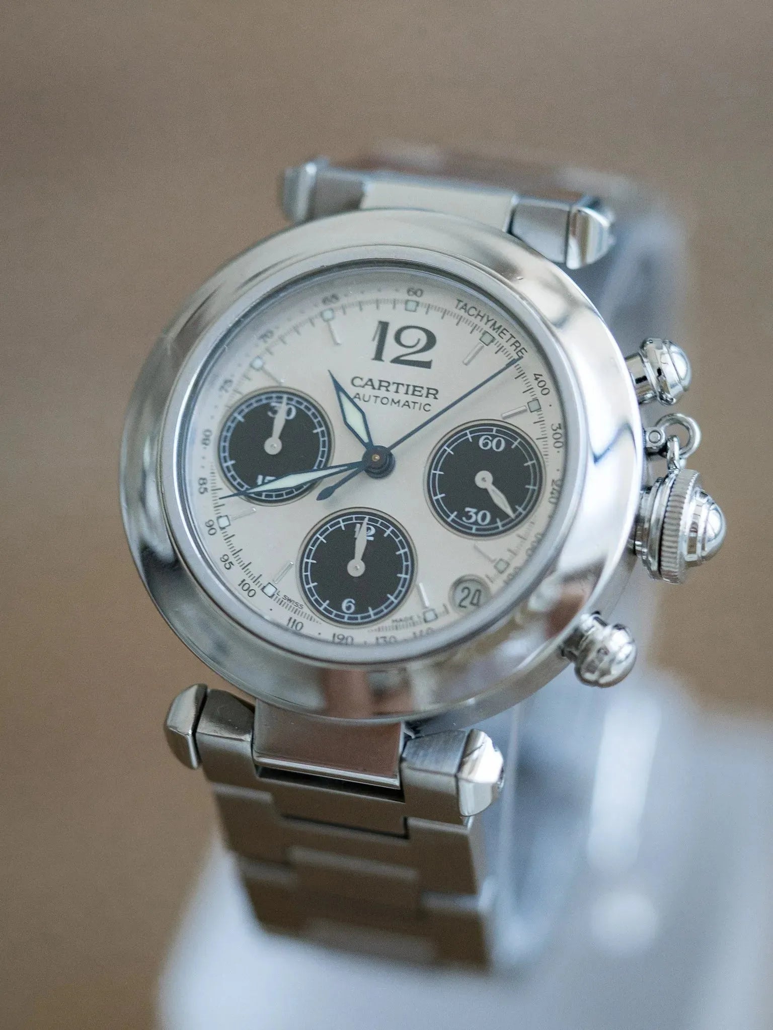 Cartier - Pasha Panda Chronographe - 2000s - Atelier Victor Paris - Vintage Watch Shop Dubai