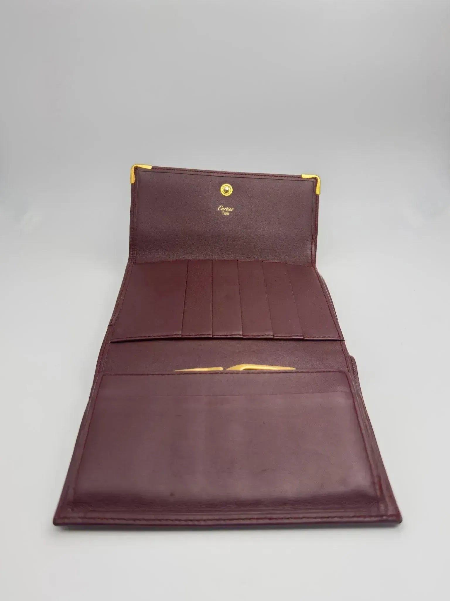 Cartier - Portefeuille cuir vintage large - Atelier Victor