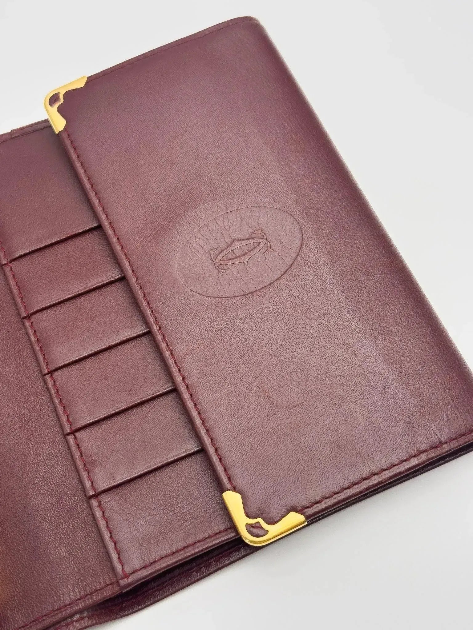 Cartier - Portefeuille cuir vintage large - Atelier Victor