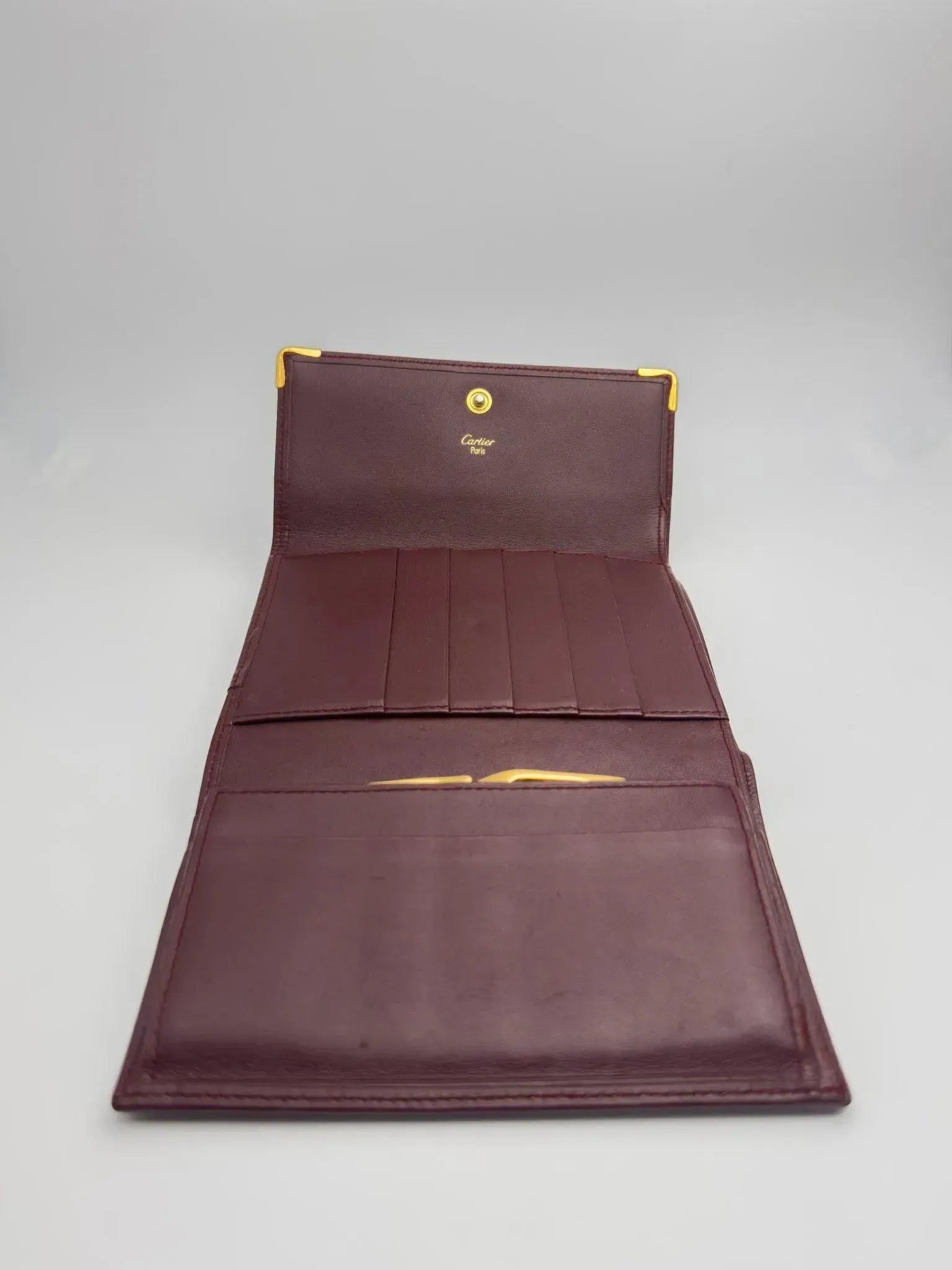 Cartier - Portefeuille cuir vintage large - Atelier Victor