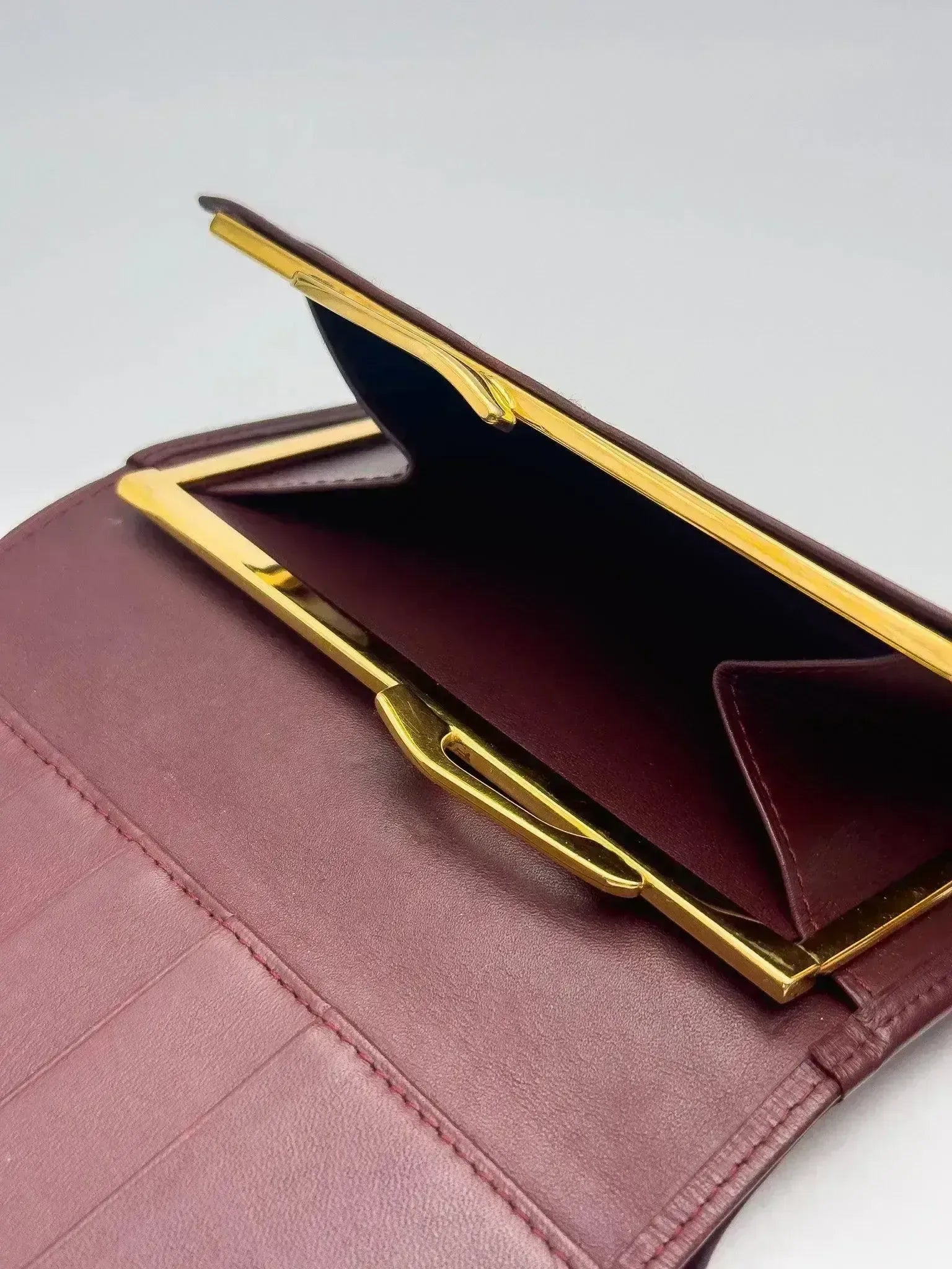 Cartier - Portefeuille cuir vintage large - Atelier Victor