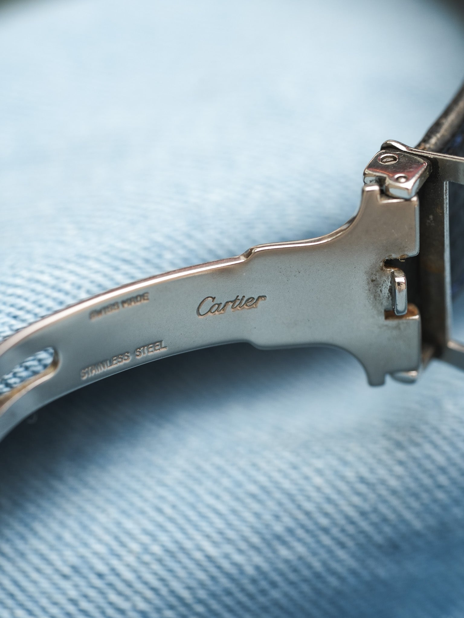 Cartier - Ronde acier 33mm - 2010s - Atelier Victor - Vintage Shop