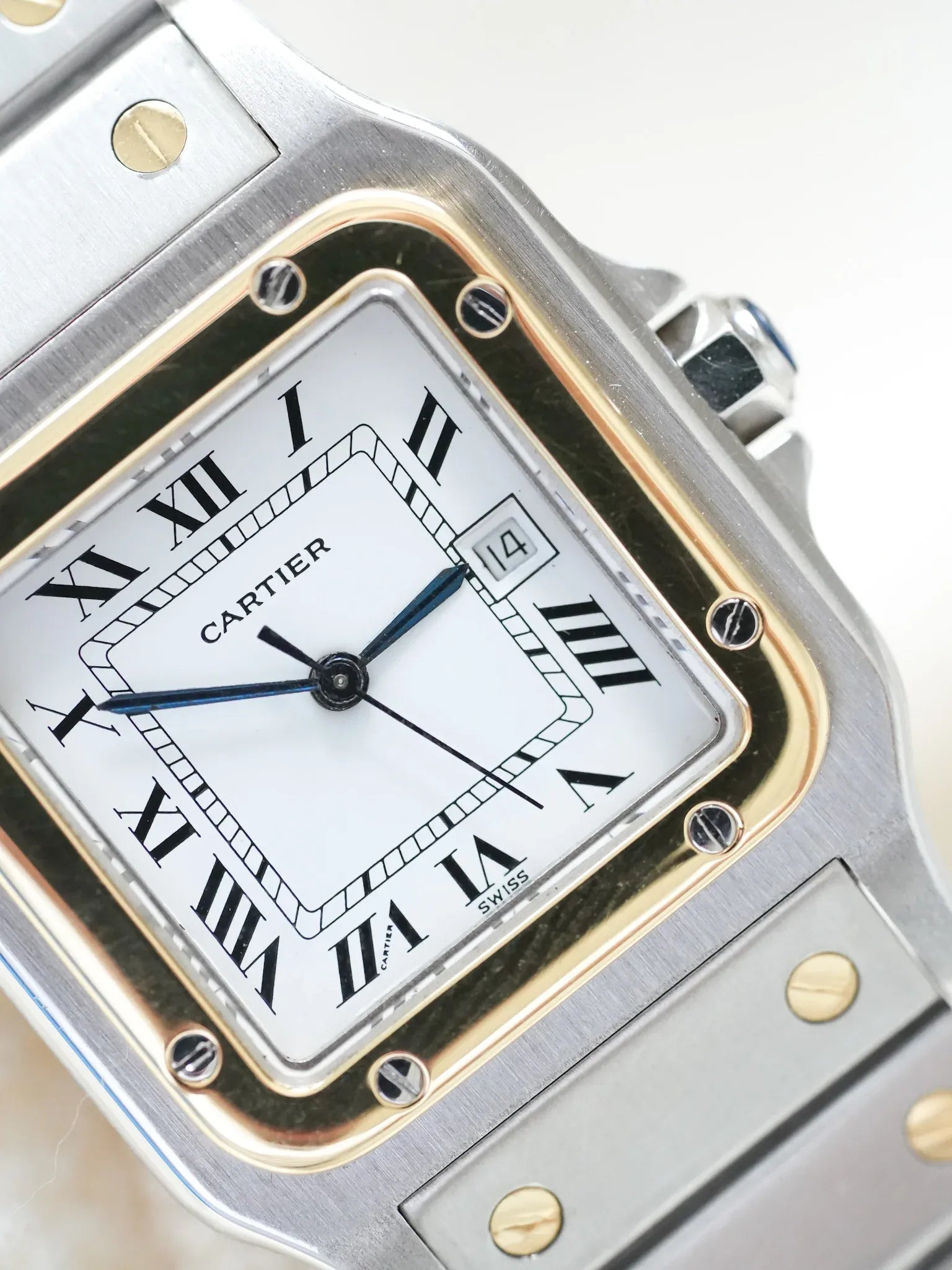 Cartier - Santos 2961 Acier Or Magnifique état - 1980s - Atelier Victor