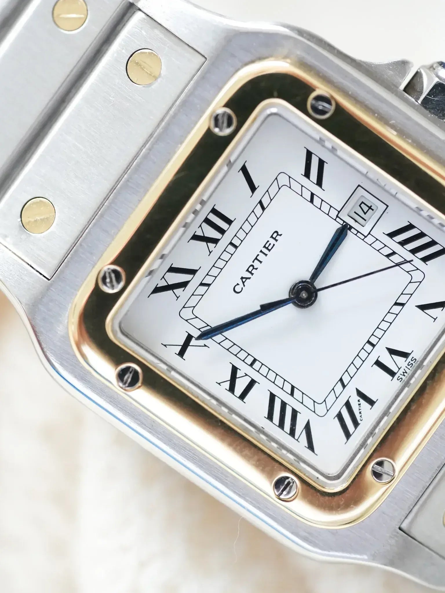 Cartier - Santos 2961 Acier Or Magnifique état - 1980s - Atelier Victor