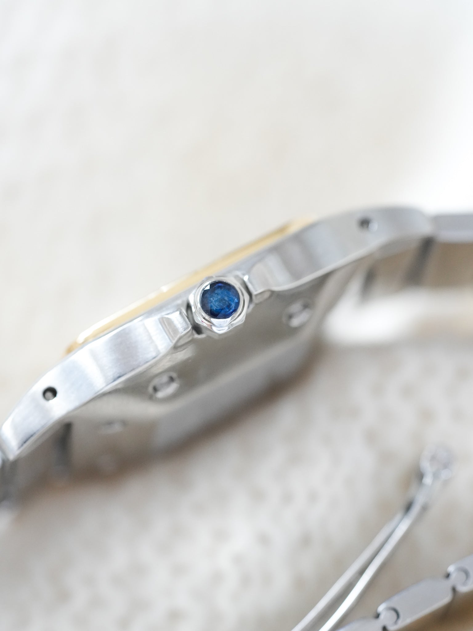 Cartier - Santos 2961 Acier Or Magnifique état - 1980s - Atelier Victor - Vintage Shop