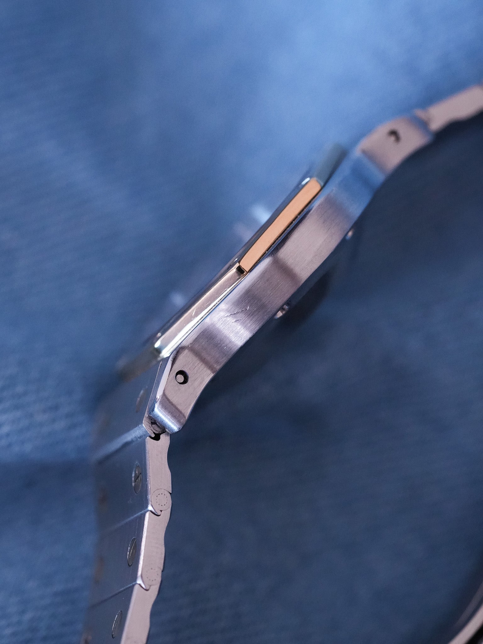 Cartier - Santos 2966 Octogonale Acier Or Grand Modèle Automatique - 1990s - Atelier Victor - Vintage Shop