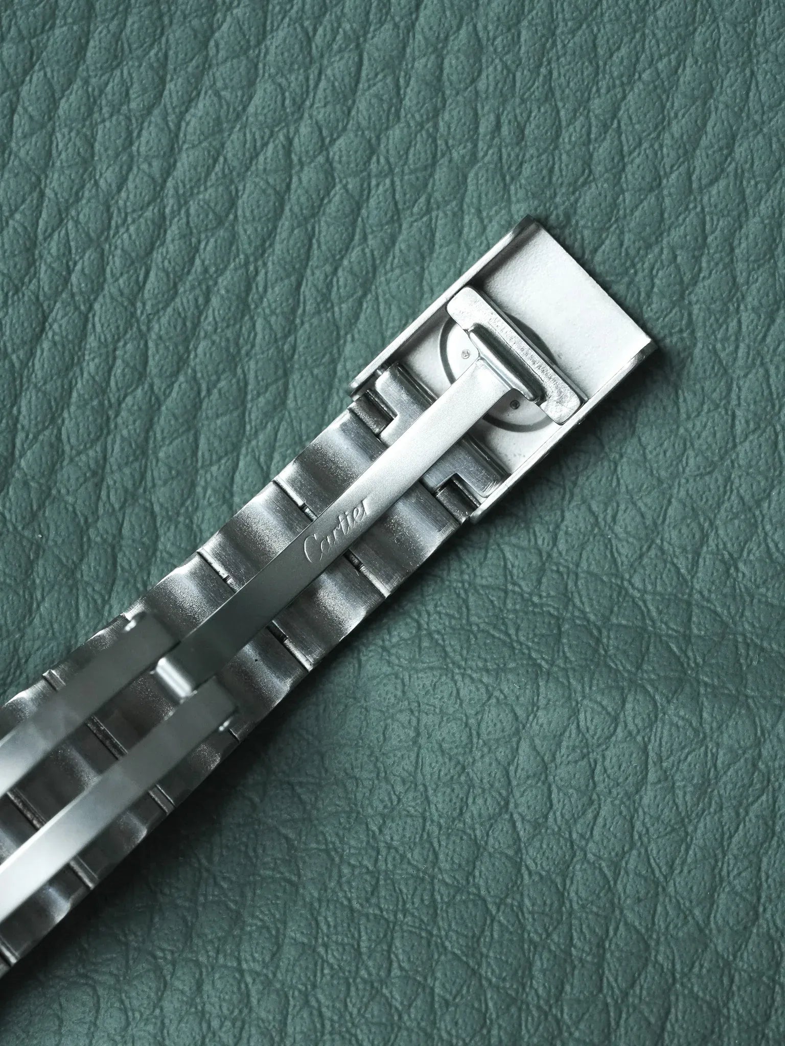 Cartier - Santos 9057 钢 蓝色罗马数字 24毫米 - 1991