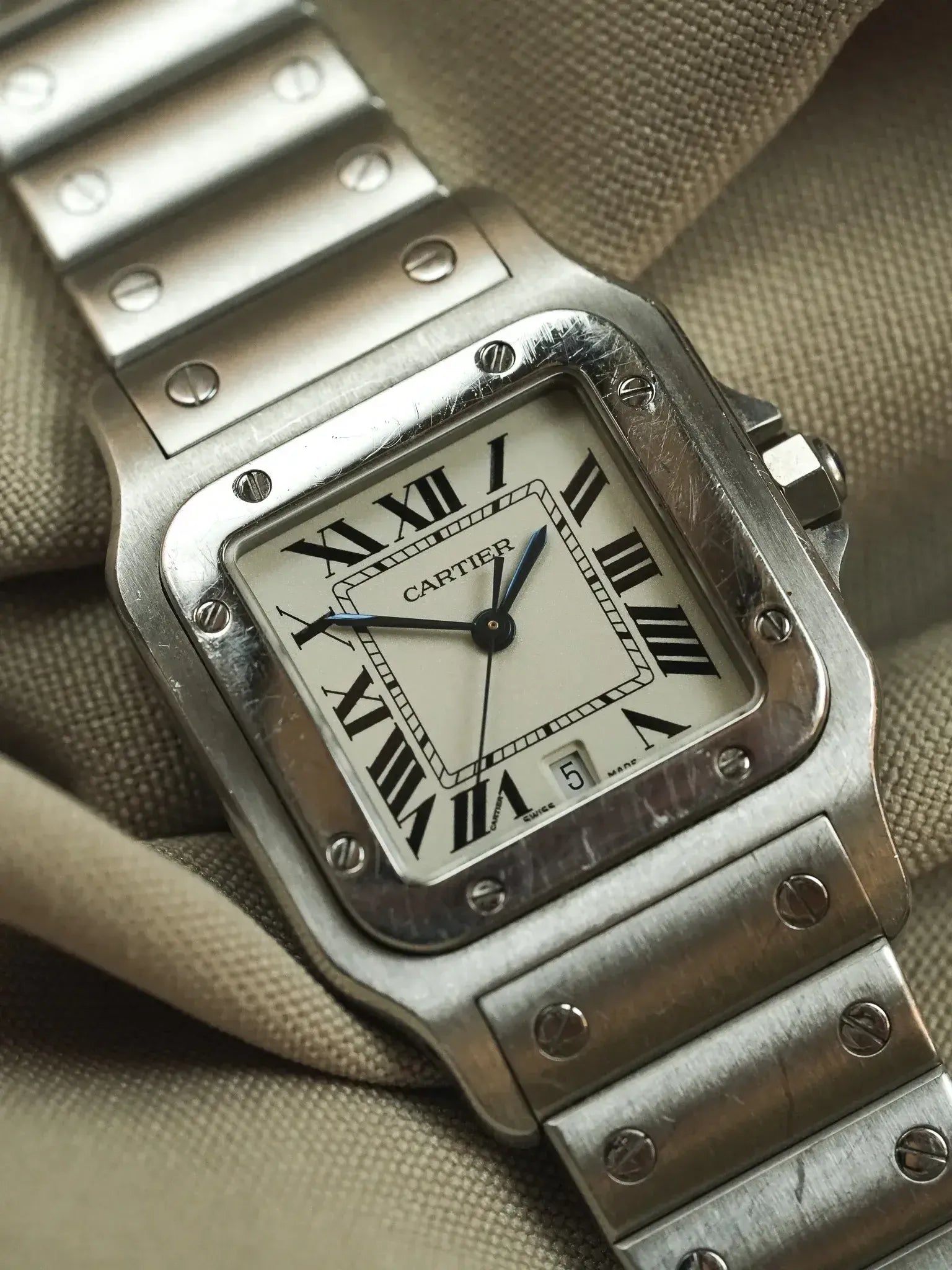 Cartier - Santos Galbée 1564 Acier 29mm - 2000s - Atelier Victor