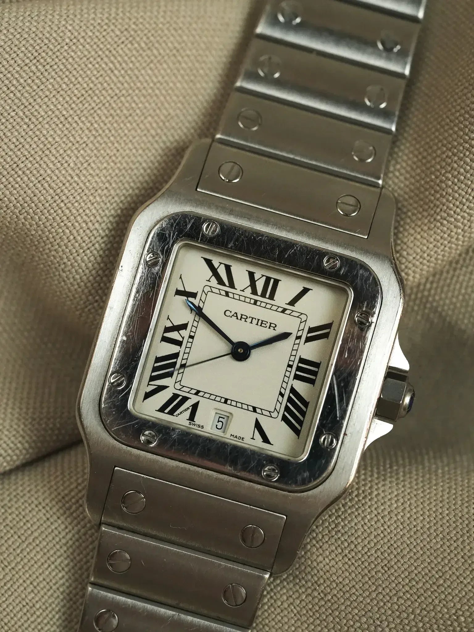 Cartier - Santos Galbée 1564 Acier 29mm - 2000s - Atelier Victor