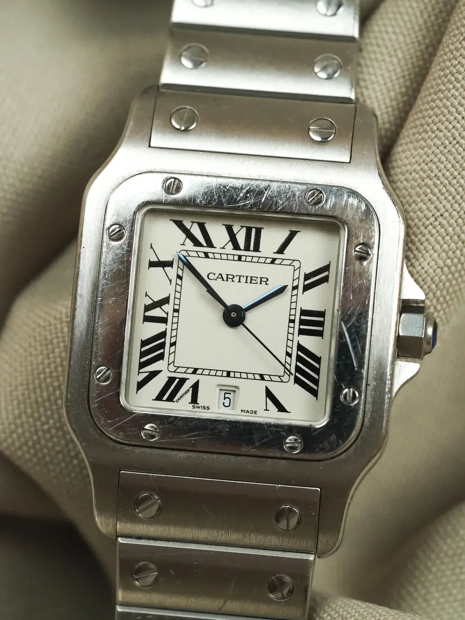 Cartier - Santos Galbée 1564 Acier 29mm - 2000s - Atelier Victor