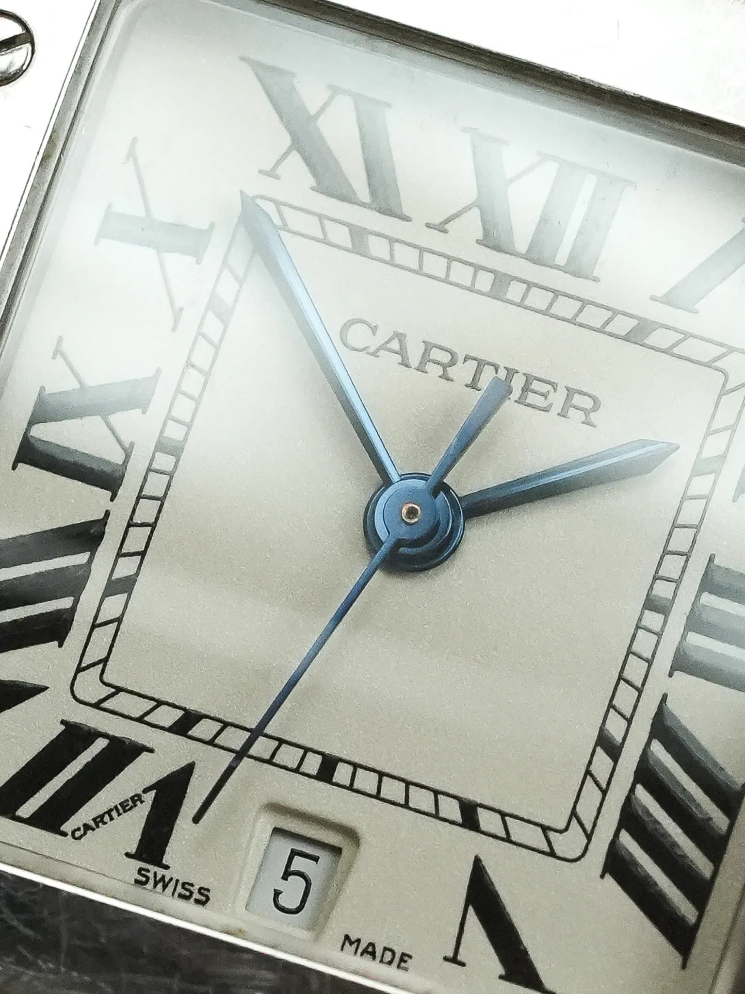 Cartier - Santos Galbée 1564 Acier 29mm - 2000s - Atelier Victor - Vintage Shop