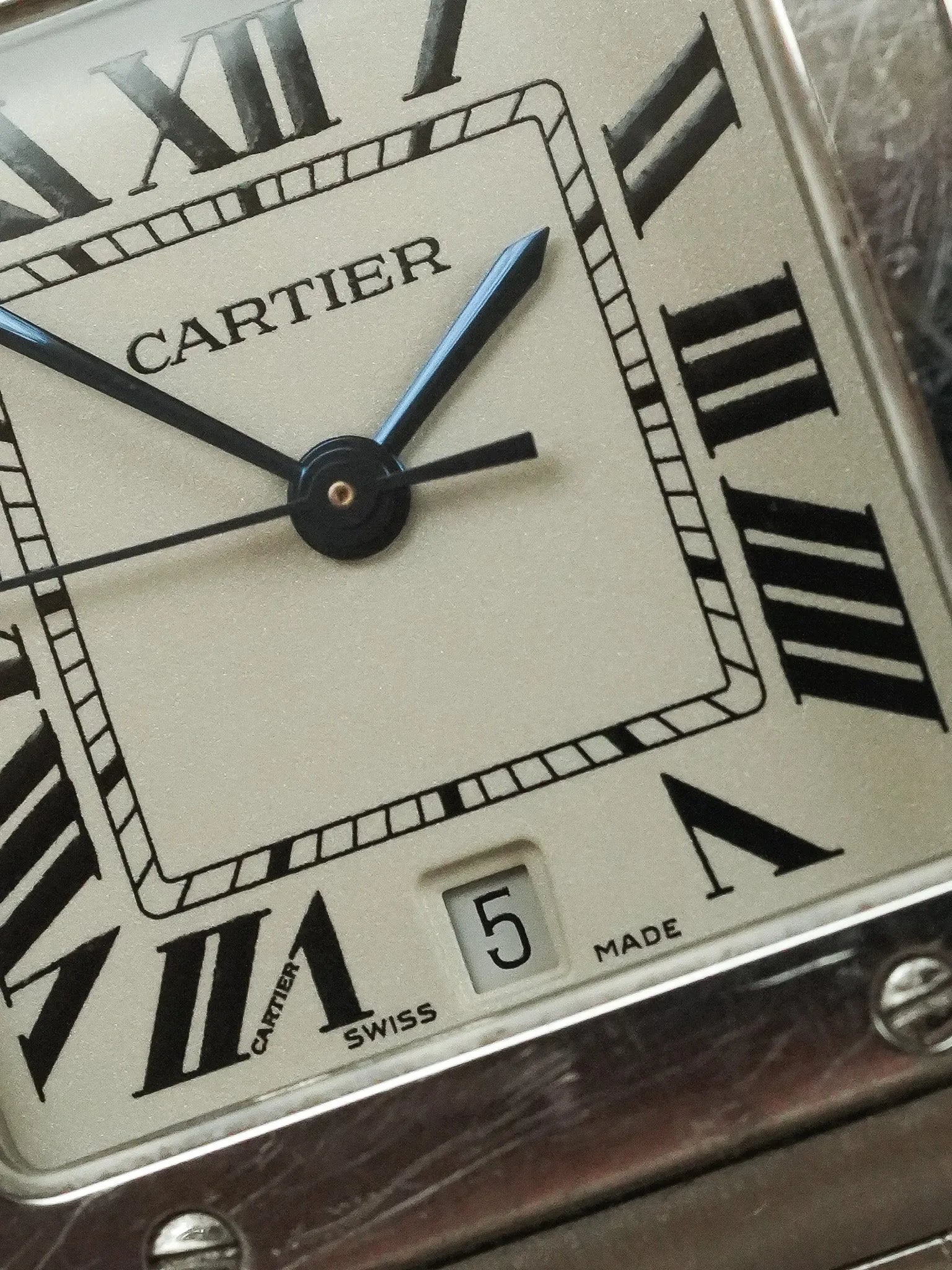 Cartier - Santos Galbée 1564 Acier 29mm - 2000s - Atelier Victor - Vintage Shop