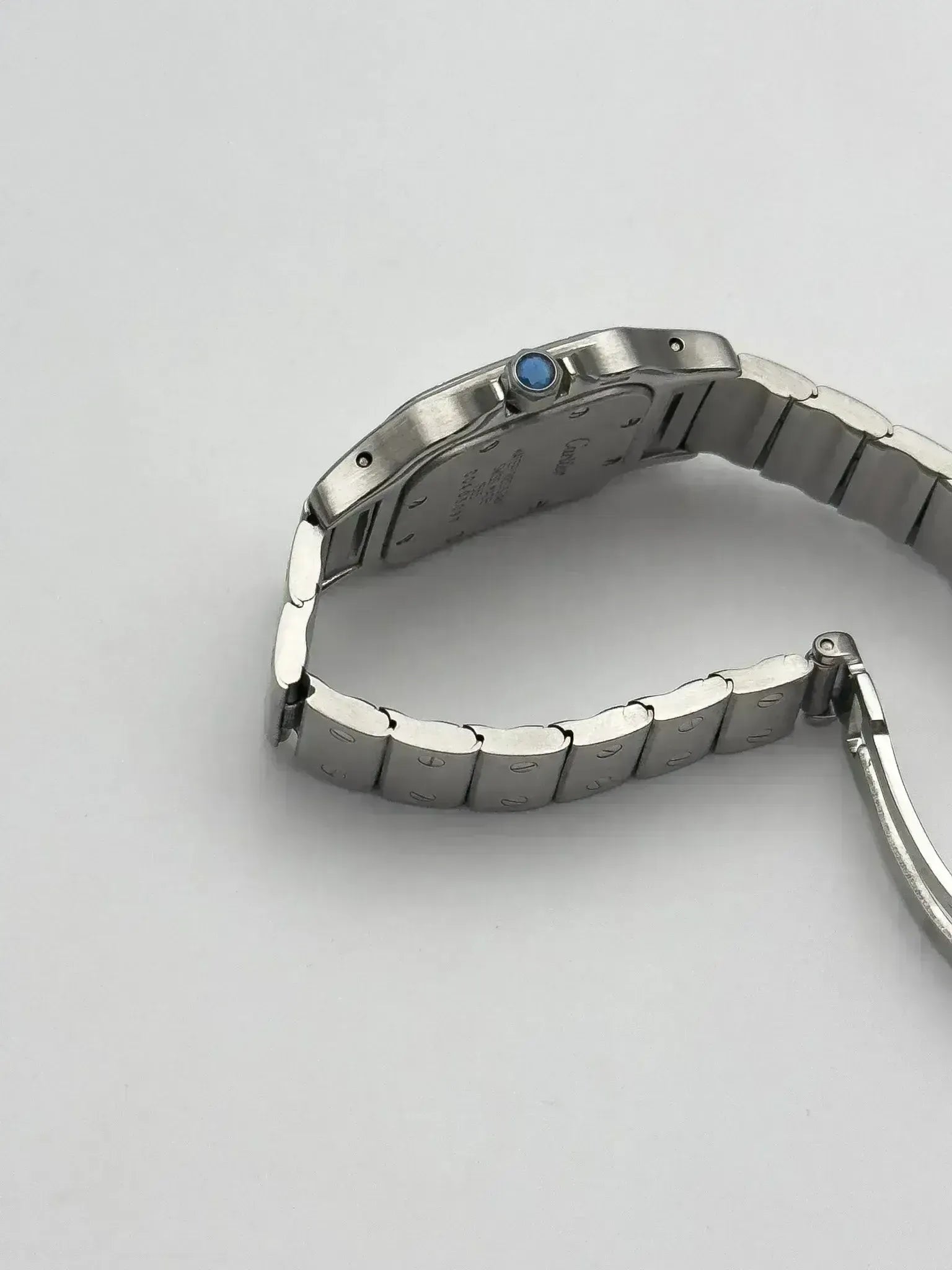 Cartier - Santos Galbée 1565 acier femme - 1990s - Atelier Victor