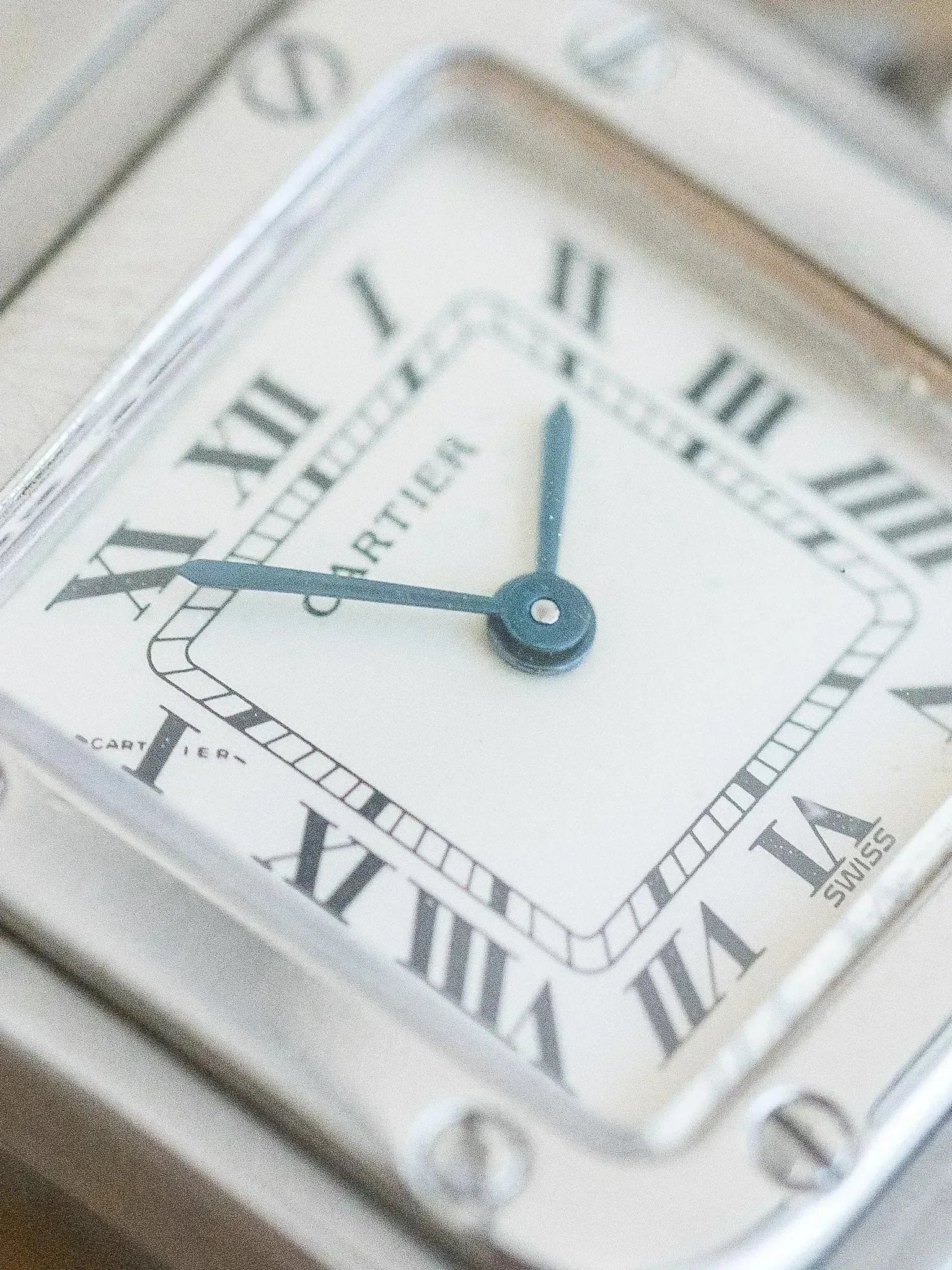 Cartier - Santos Galbée 1565 acier femme - 1990s - Atelier Victor